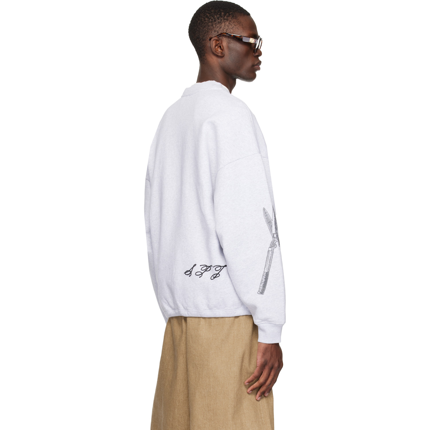  Jacquemus Gray 'the âne' Sweatshirt 