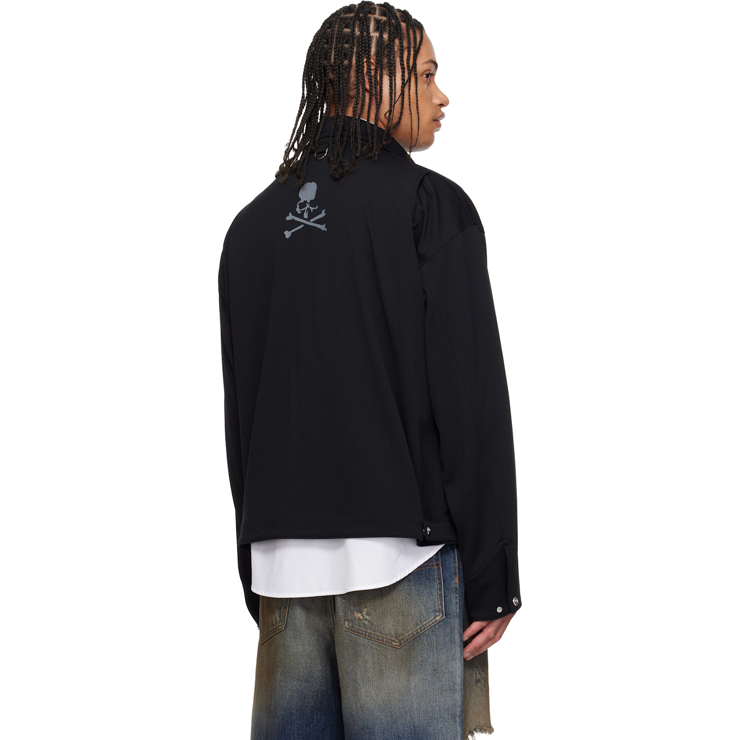  Mastermind Japan Black Jersey Detroit Jacket 