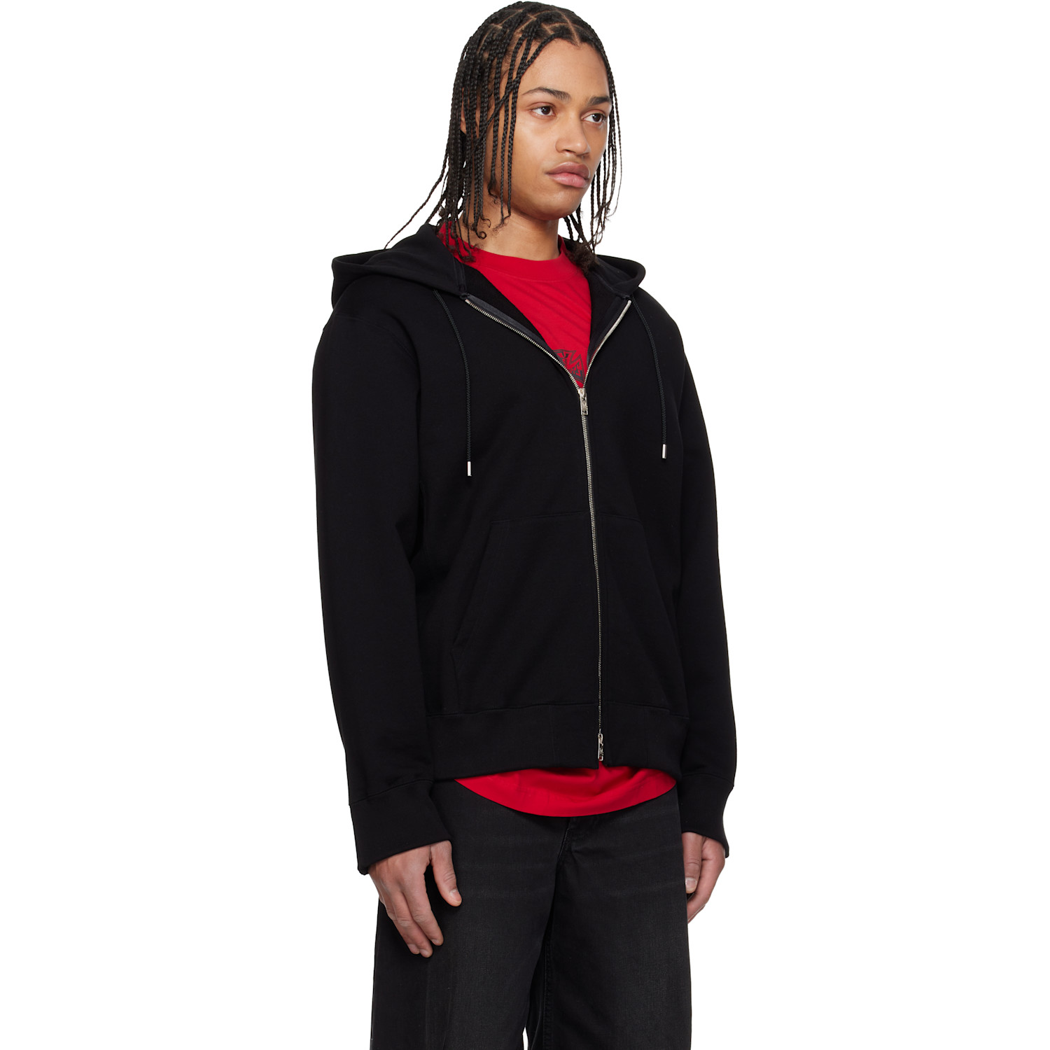  Mastermind Japan Black Og Embroidery-ish Zip-up Hoodie 
