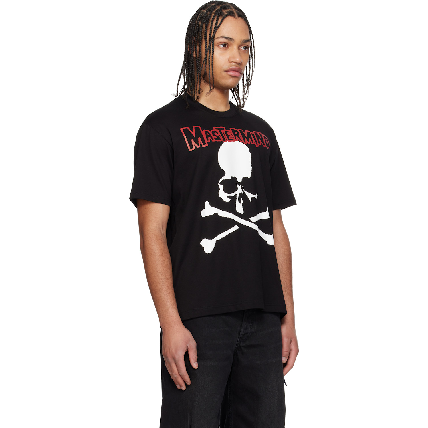  Mastermind Japan Black Cult Punk T-shirt 