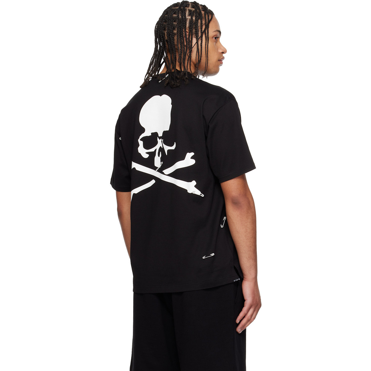  Mastermind Japan Black Safety Pin T-shirt 