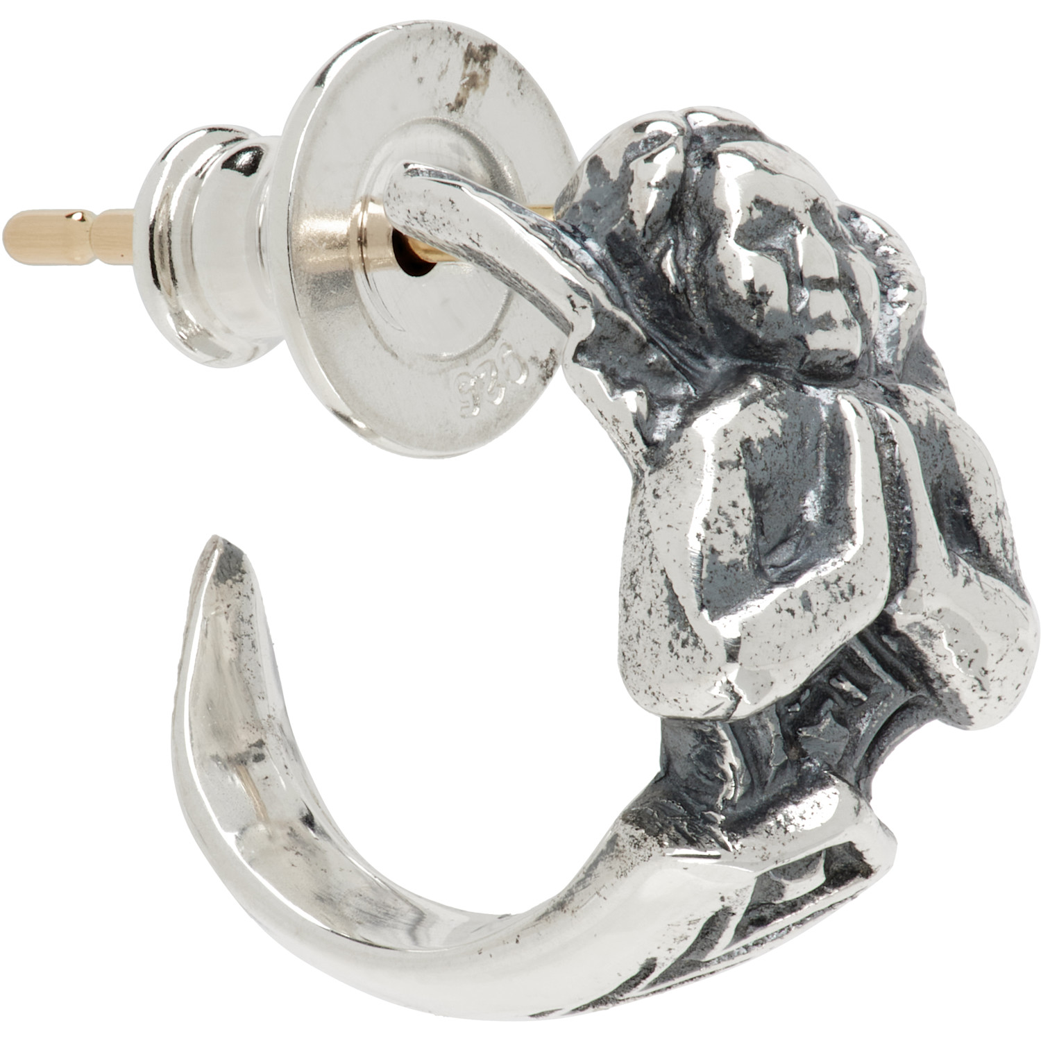  Yohji Yamamoto Angel Dagger Single Earring 