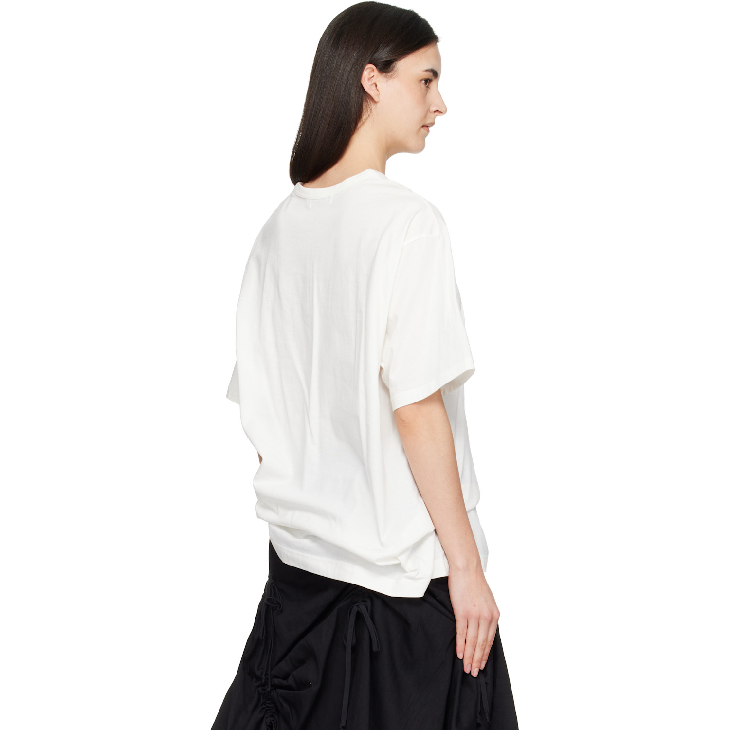  Yohji Yamamoto Off-white 'la Révolution' Short Sleeve T-shirt 