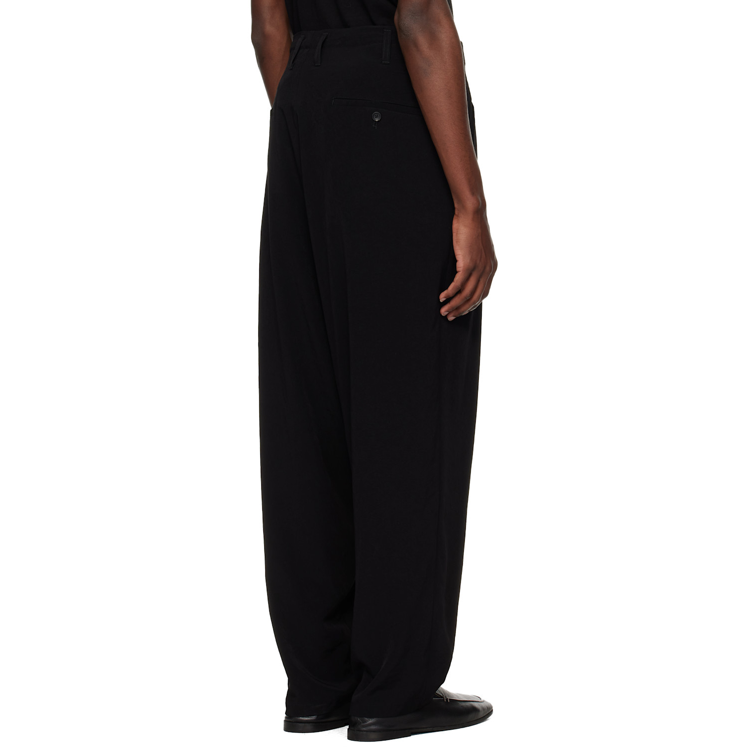 YOHJI YAMAMOTO Black Ta Tuxedo R-Standard Hakama II Trousers 