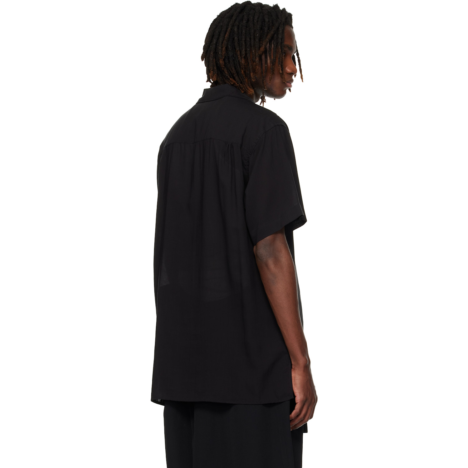  Yohji Yamamoto Black Panel B Shirt 