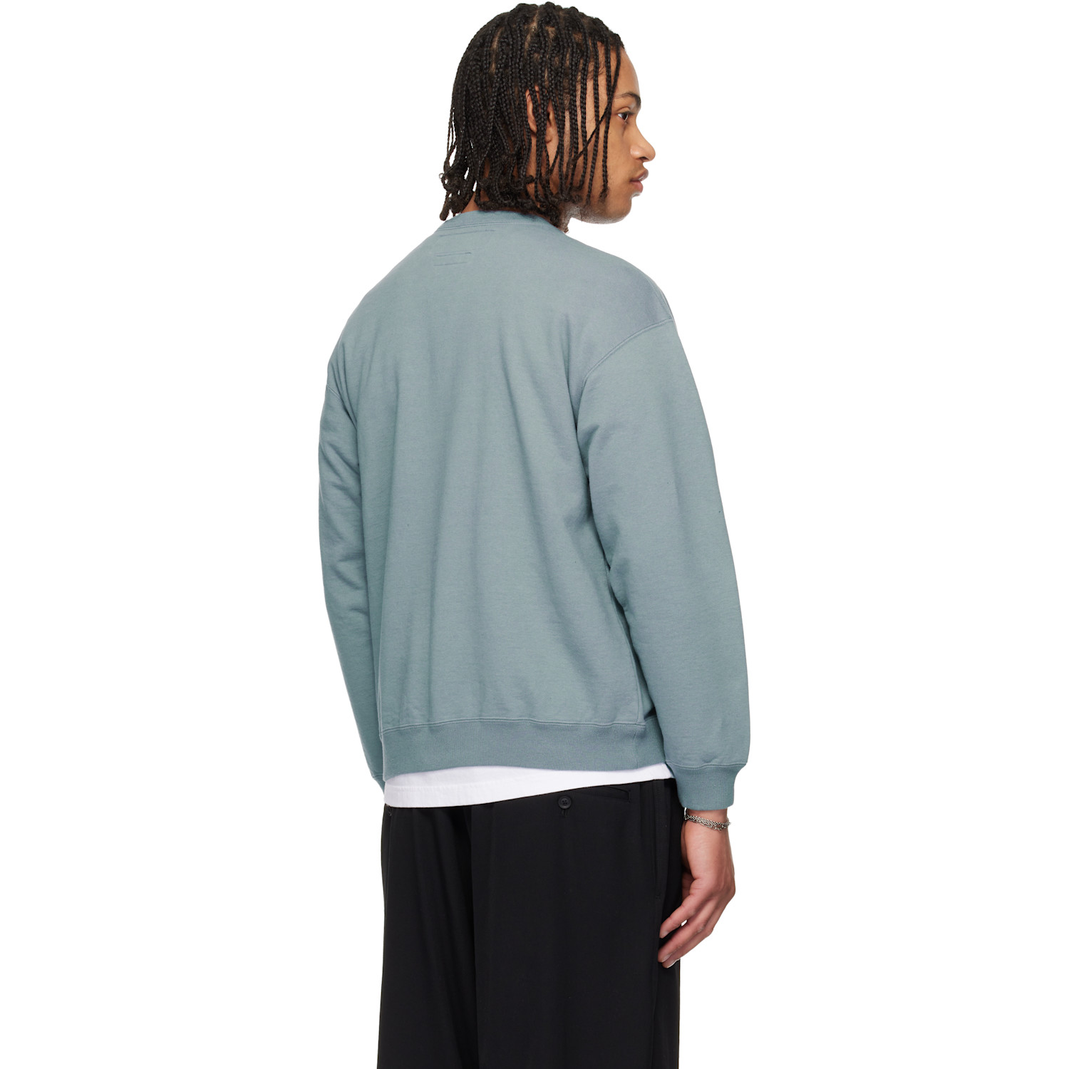  Yohji Yamamoto Gray Neighborhood Edition Ls Sweatshirt 