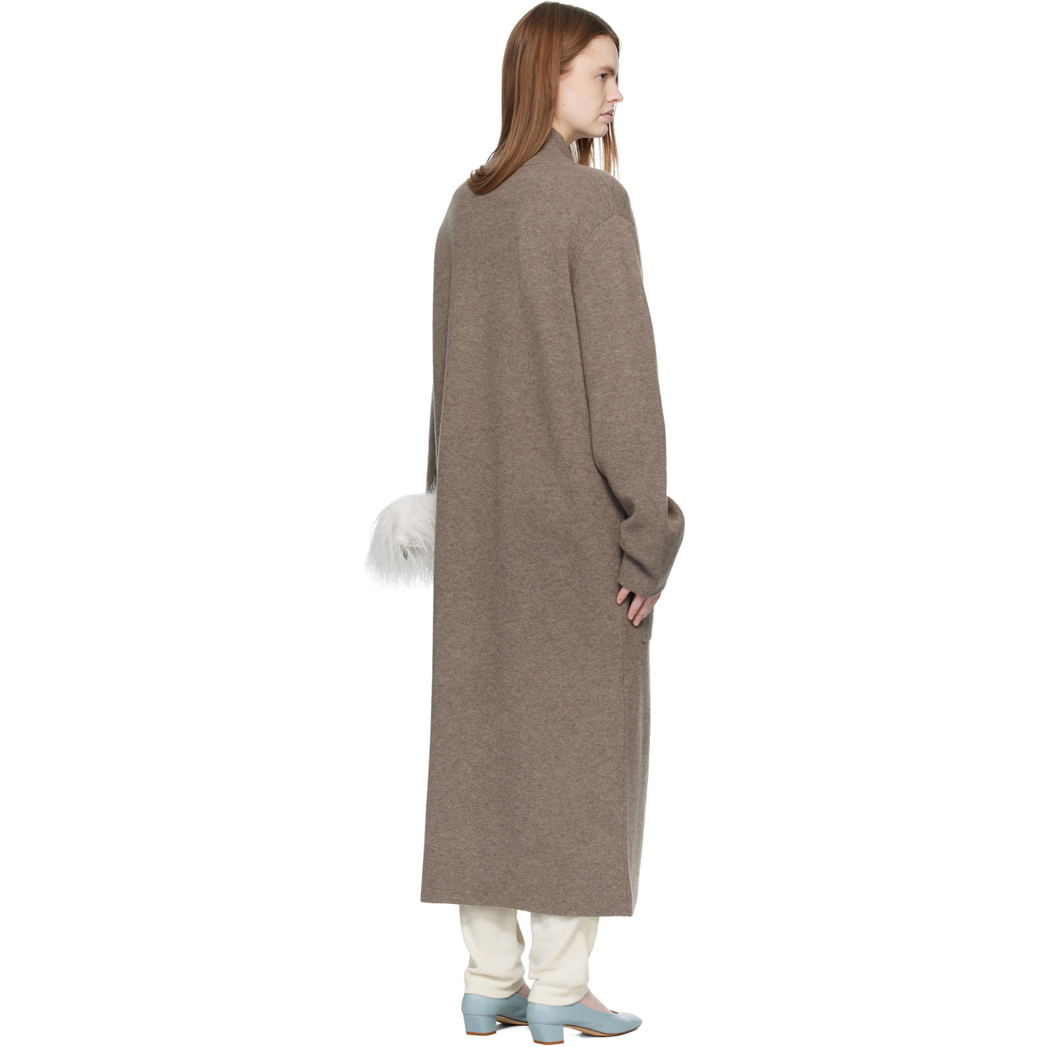  Lisa Yang Taupe 'the Amie' Coat 