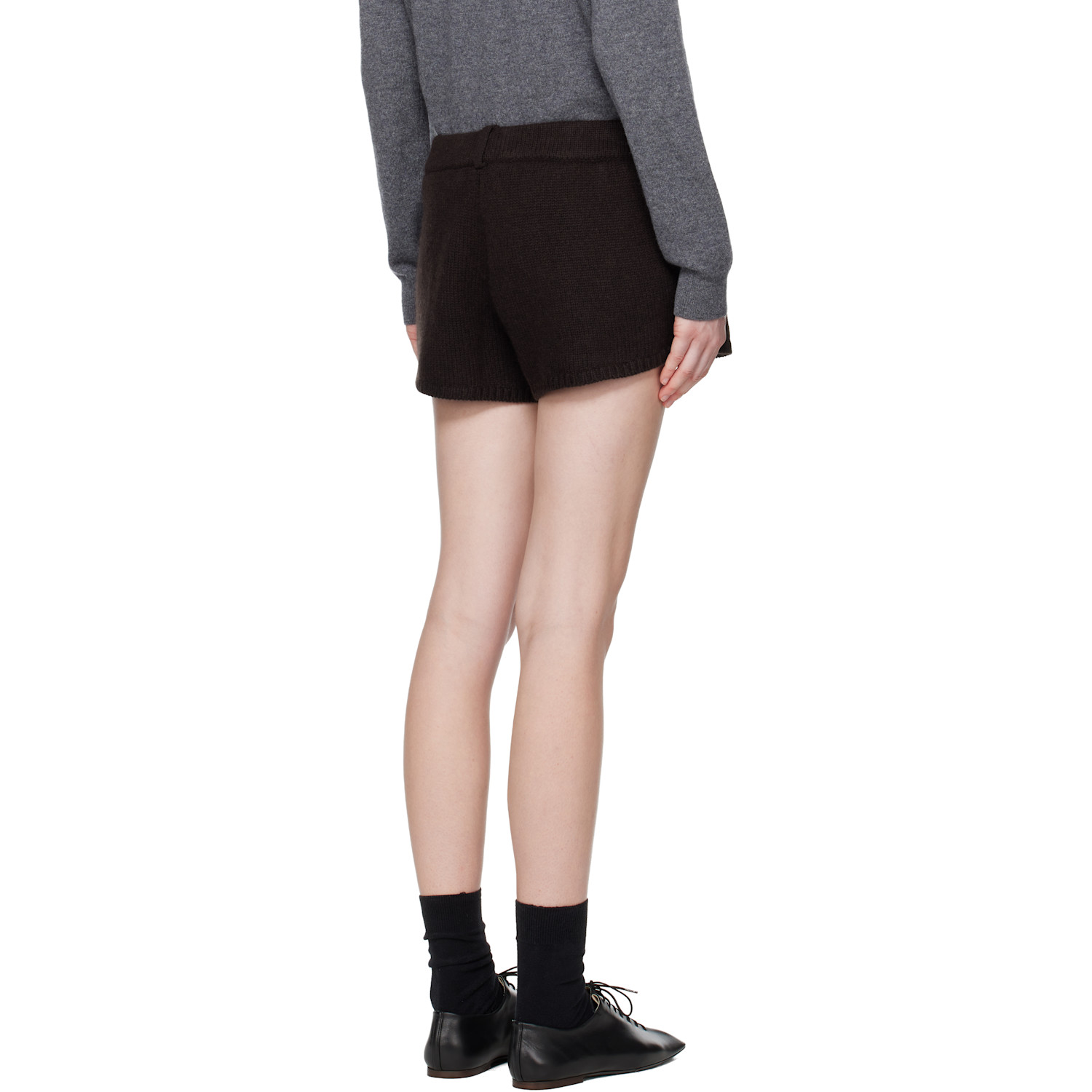  Lisa Yang Brown Annora Shorts 