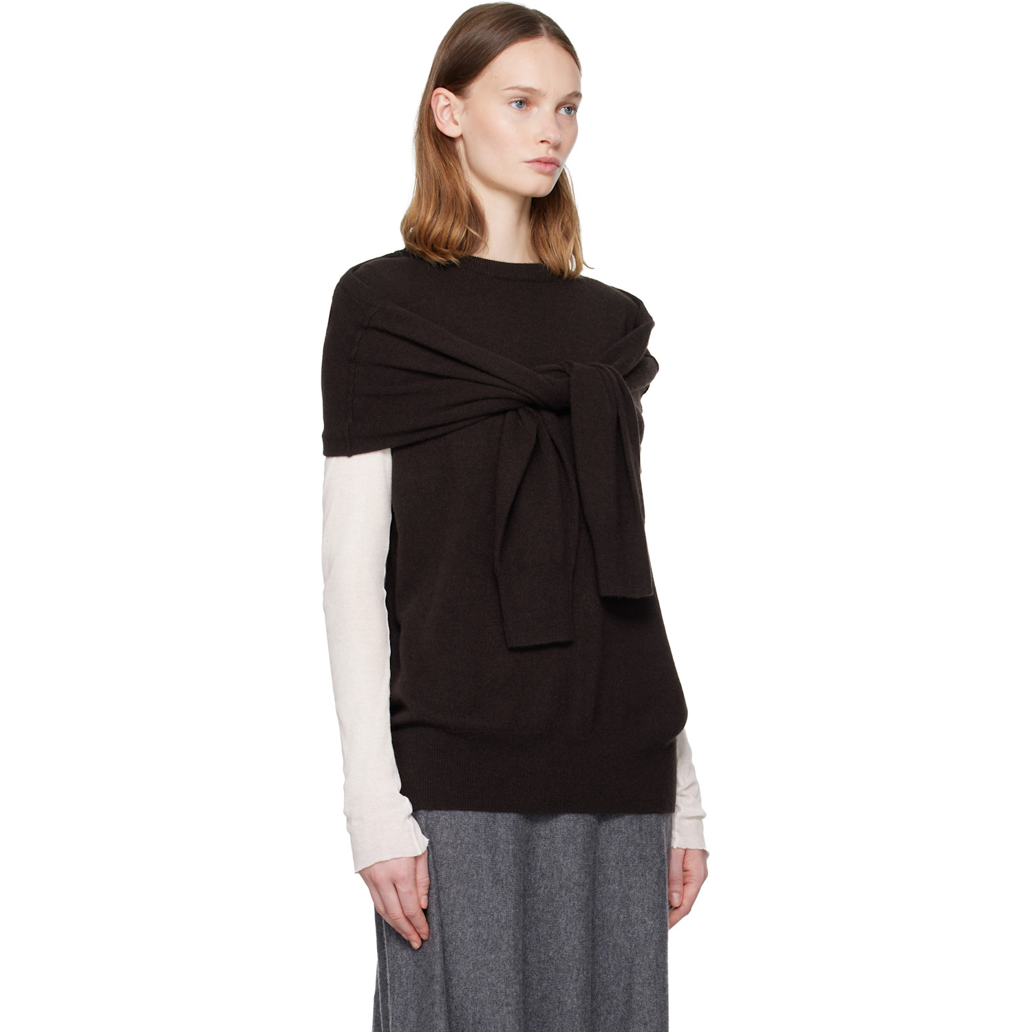  Lisa Yang Brown Othelia Sweater 