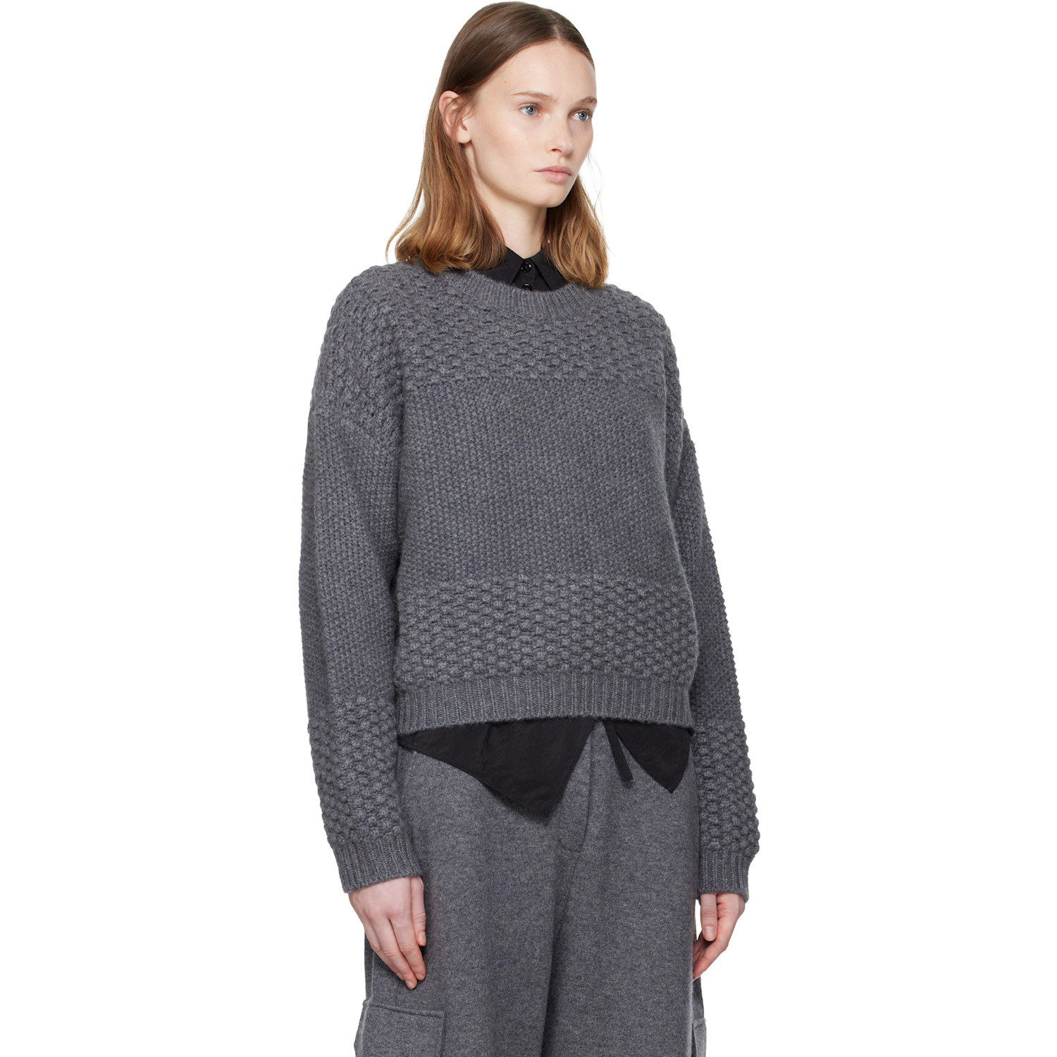  Lisa Yang Gray Signe Sweater 