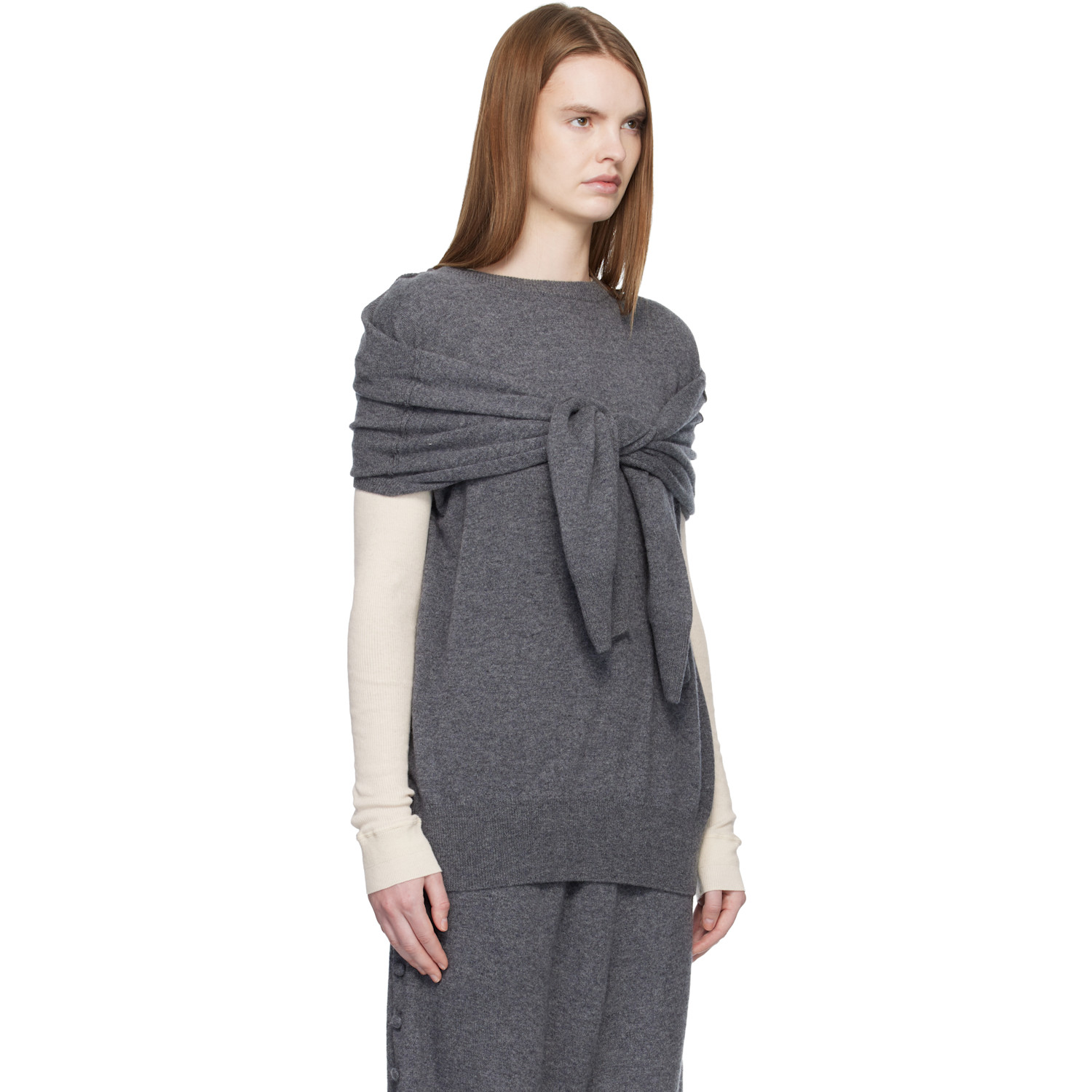  Lisa Yang Gray 'the Othelia' Sweater 