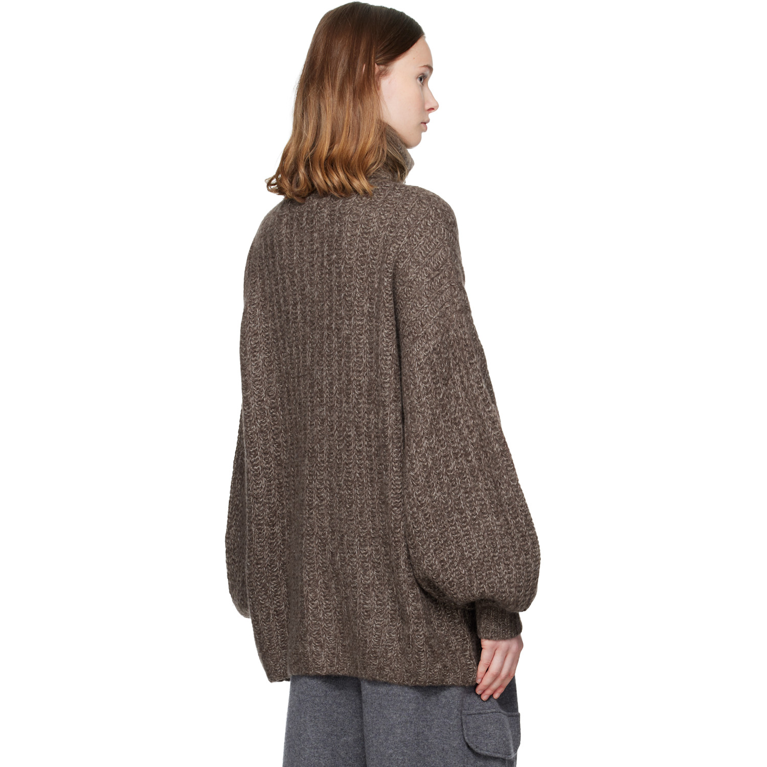  Lisa Yang Brown Marly Cardigan Jacket 