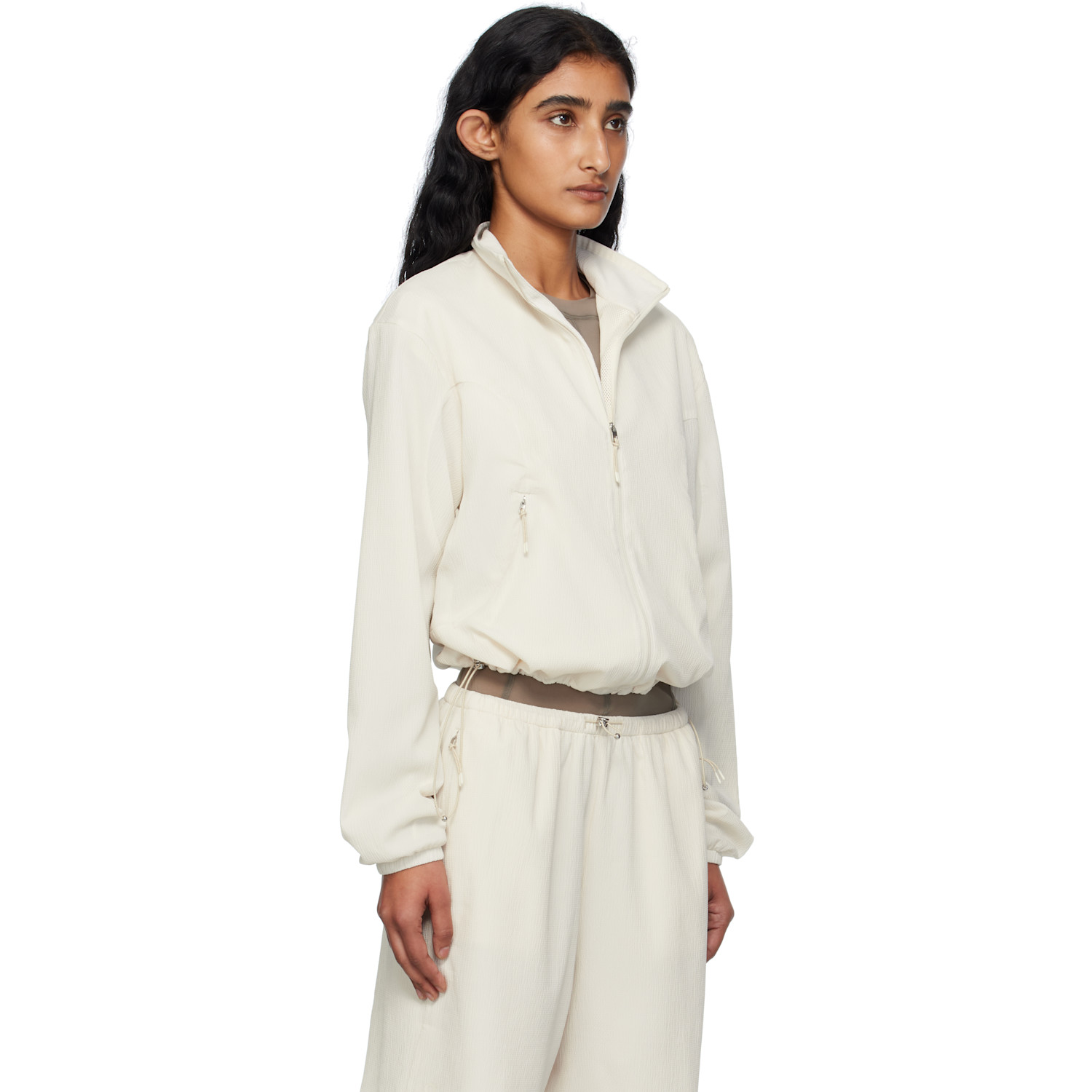  On Beige Track Jacket 