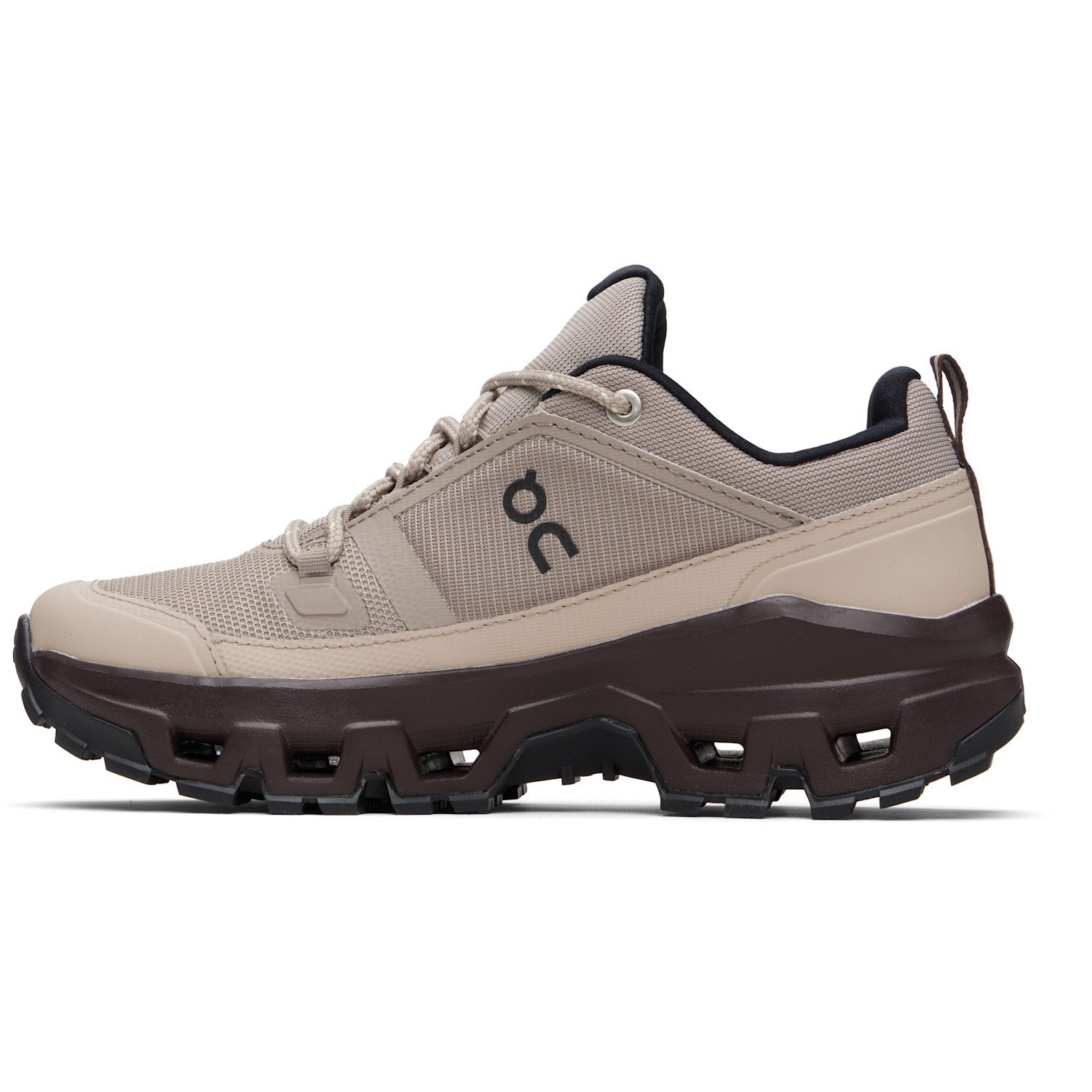  On Taupe Cloudrock Low Waterproof Sneakers 