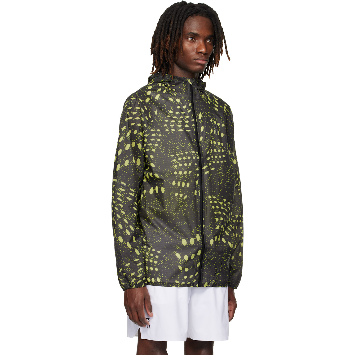  On Black & Green Ultra Running Jacket 