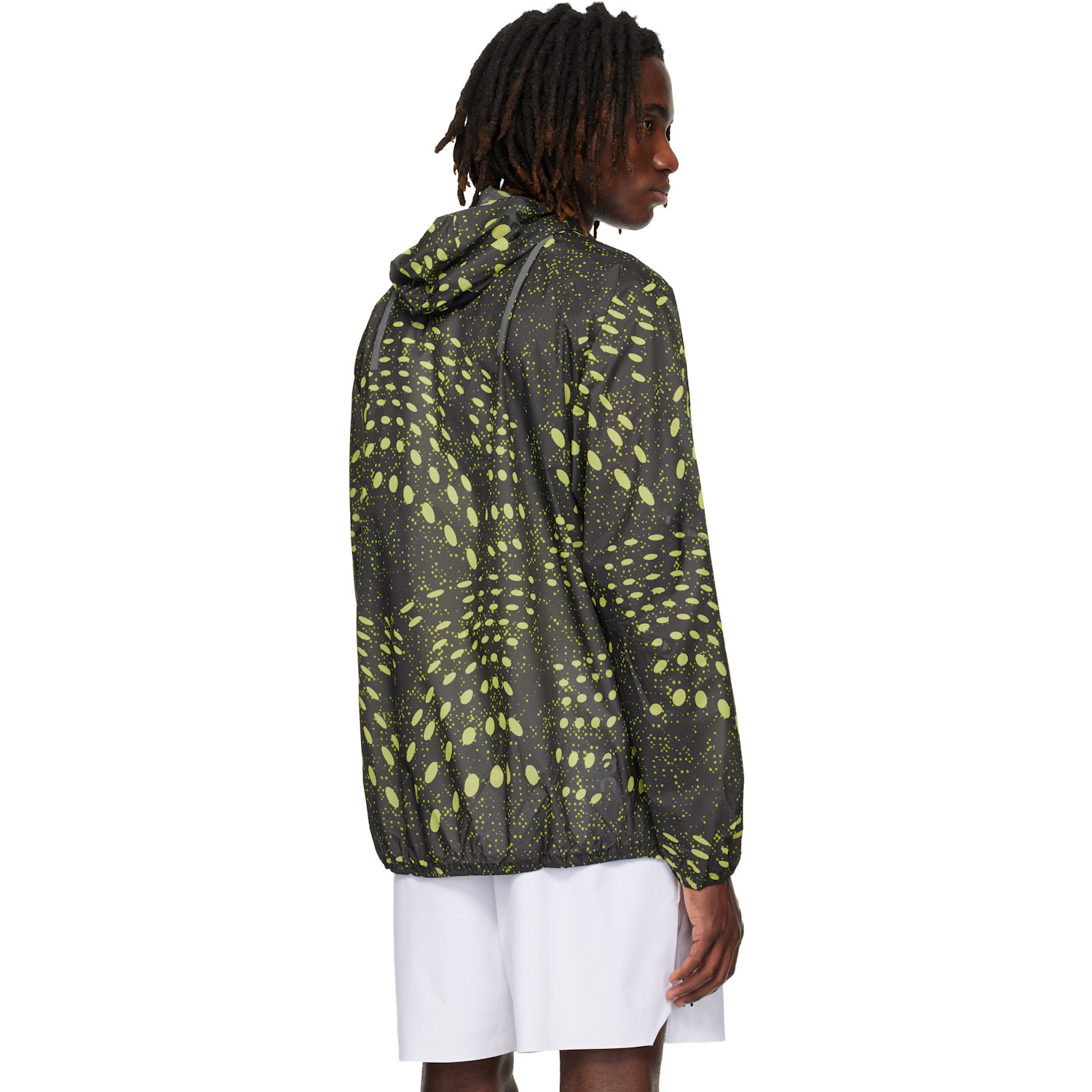  On Black & Green Ultra Running Jacket 