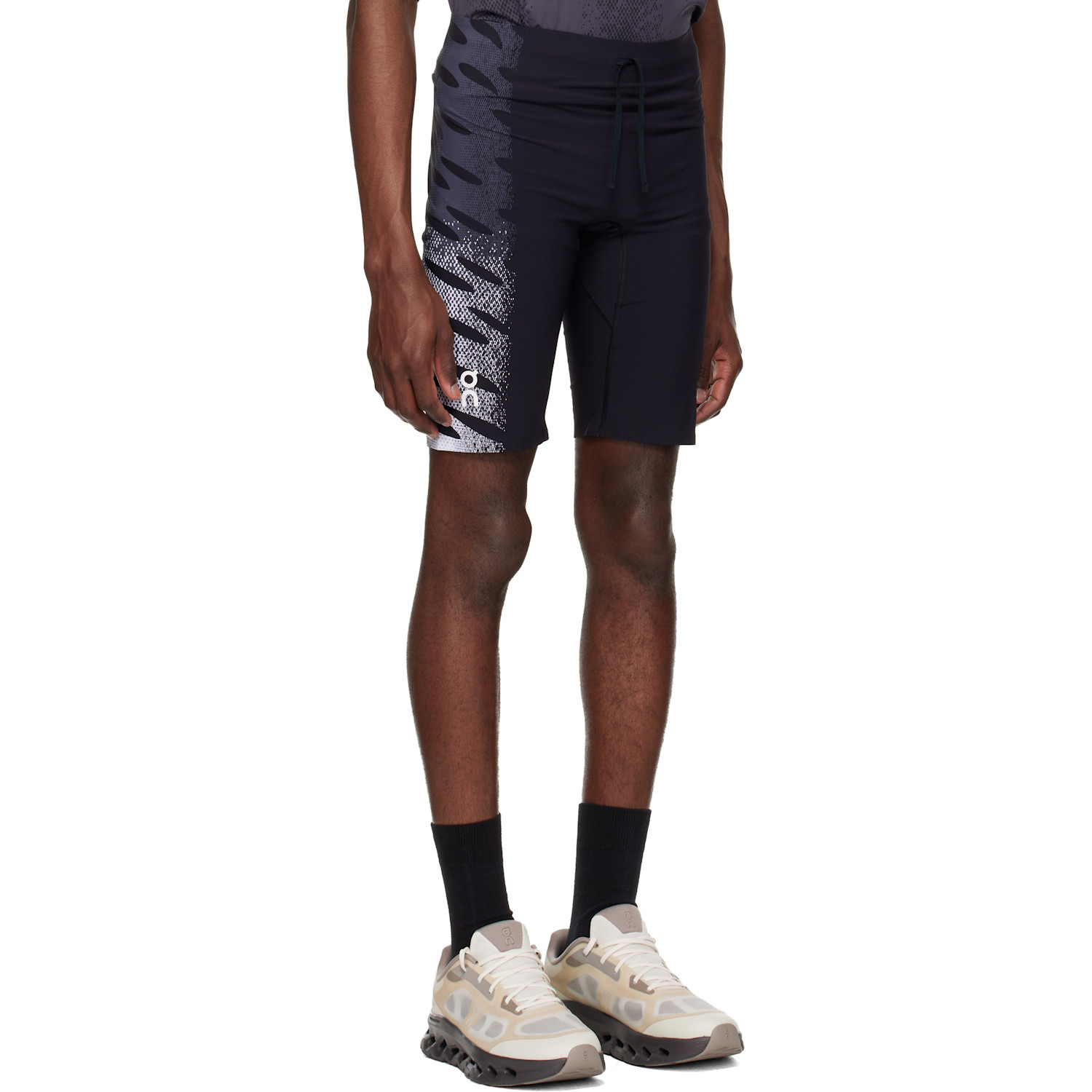  On Gray Zero Half Tights Running Shorts 