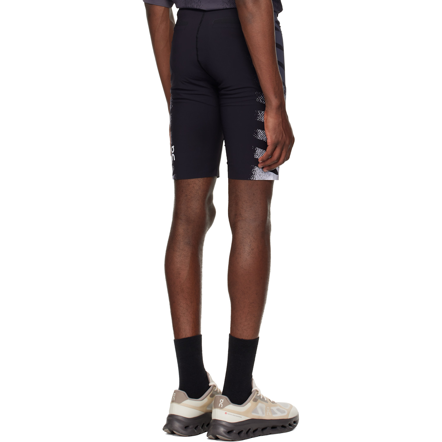  On Gray Zero Half Tights Running Shorts 