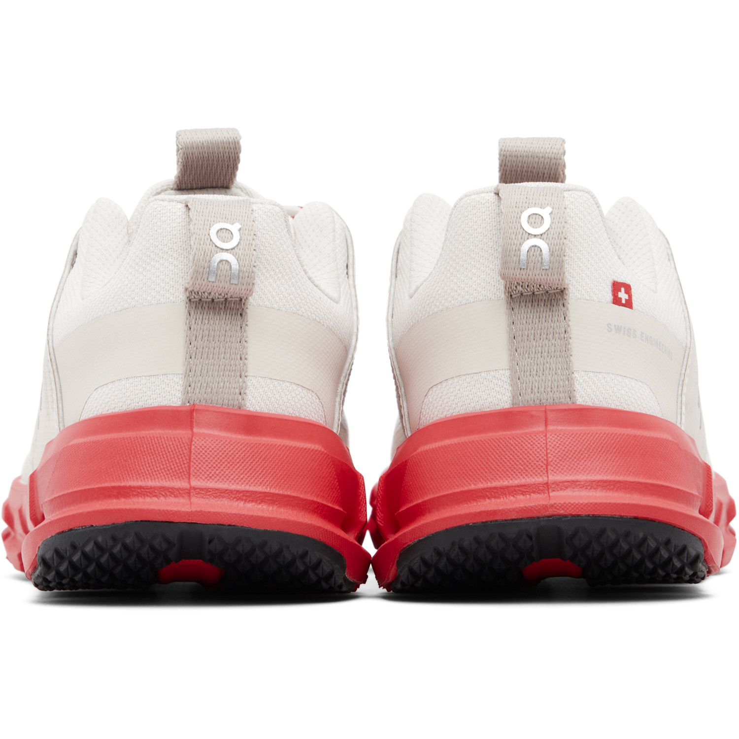  On Little Kids Beige & Red Cloudswift Sneakers 