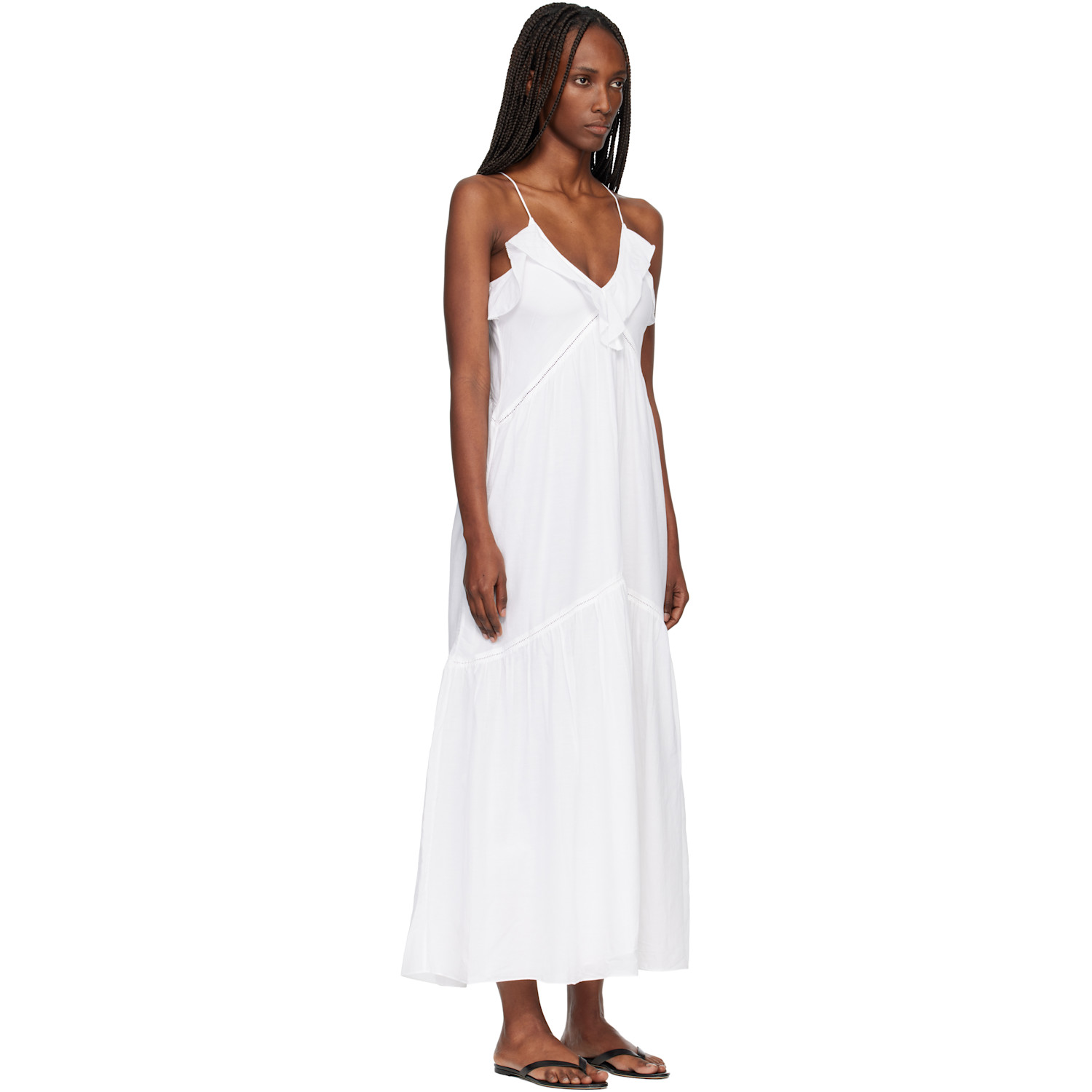  Isabel Marant Etoile White Vasma Maxi Dress 