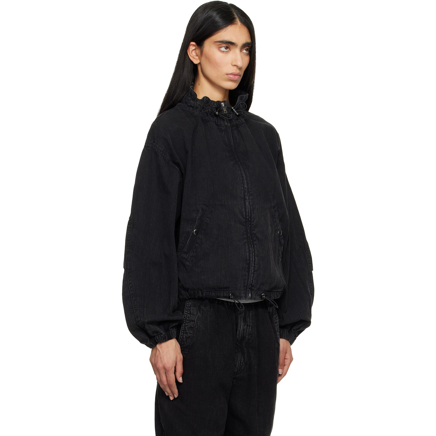  Isabel Marant Etoile Black Plume Jacket 