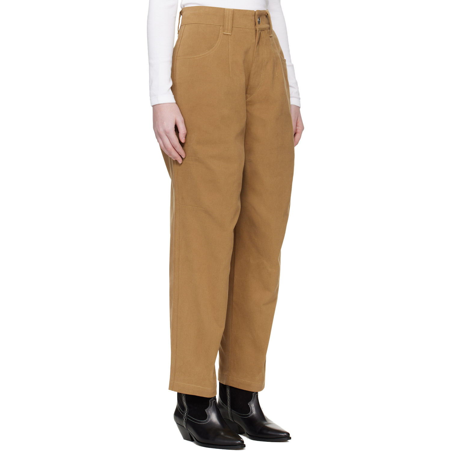  Isabel Marant Etoile Tan Opalyna Jeans 