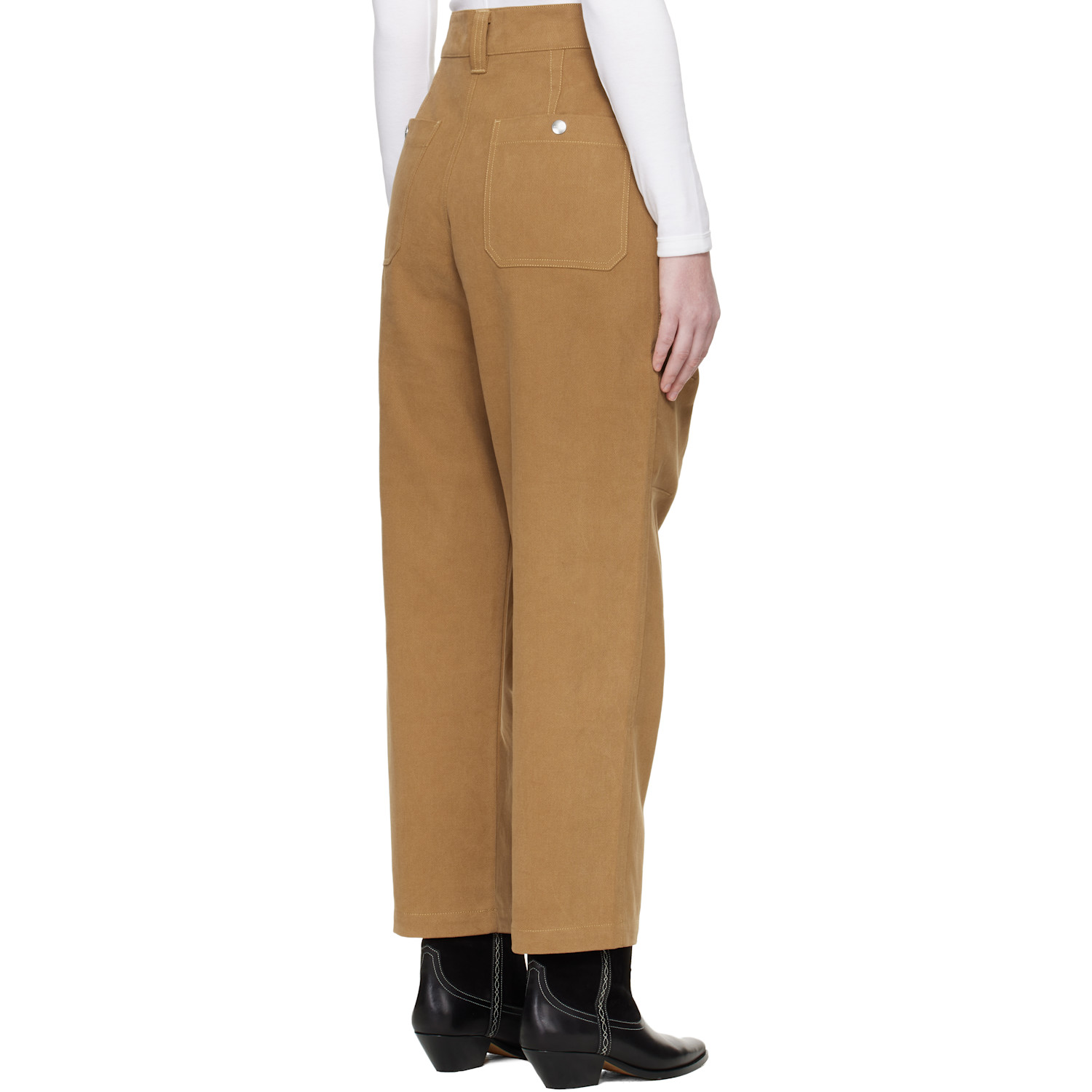  Isabel Marant Etoile Tan Opalyna Jeans 
