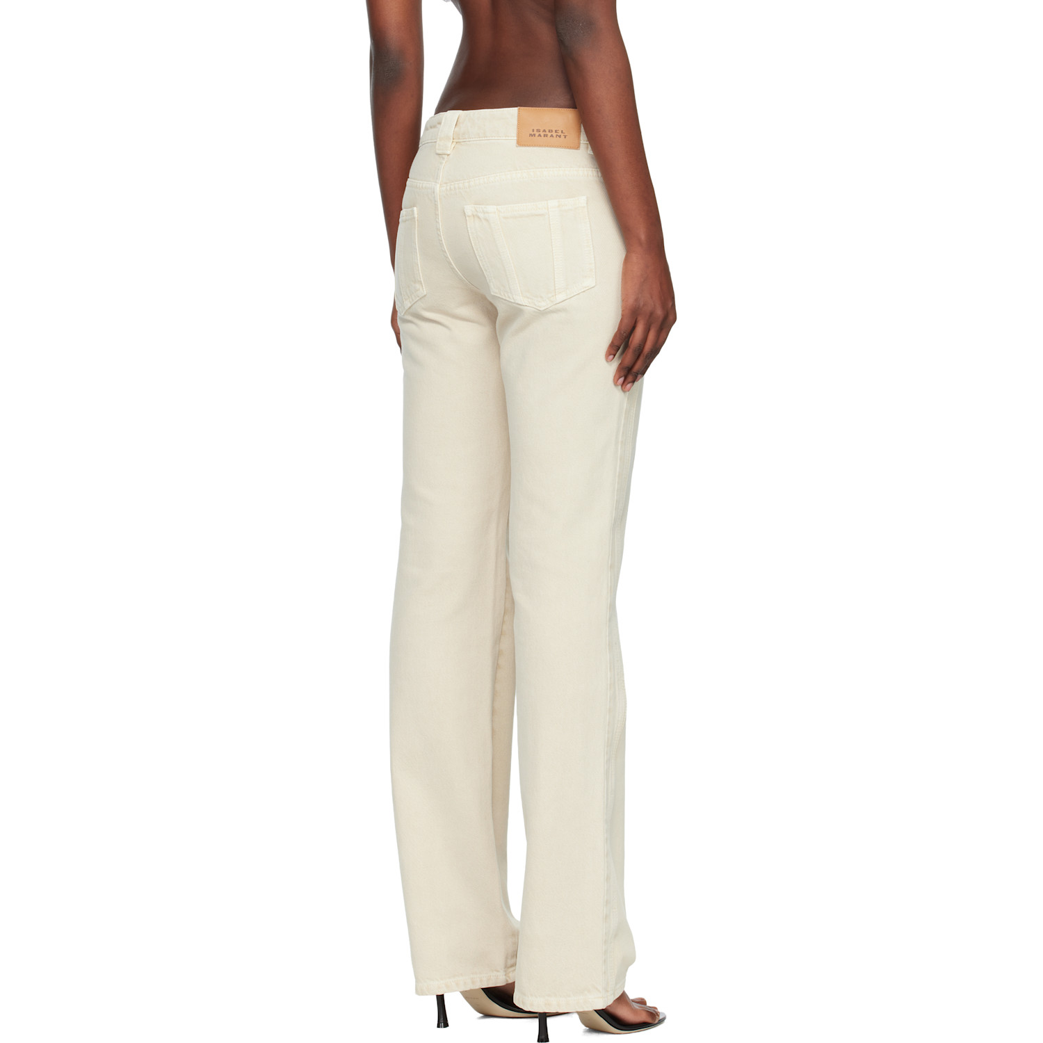  Isabel Marant Etoile Beige Jaylis Jeans 