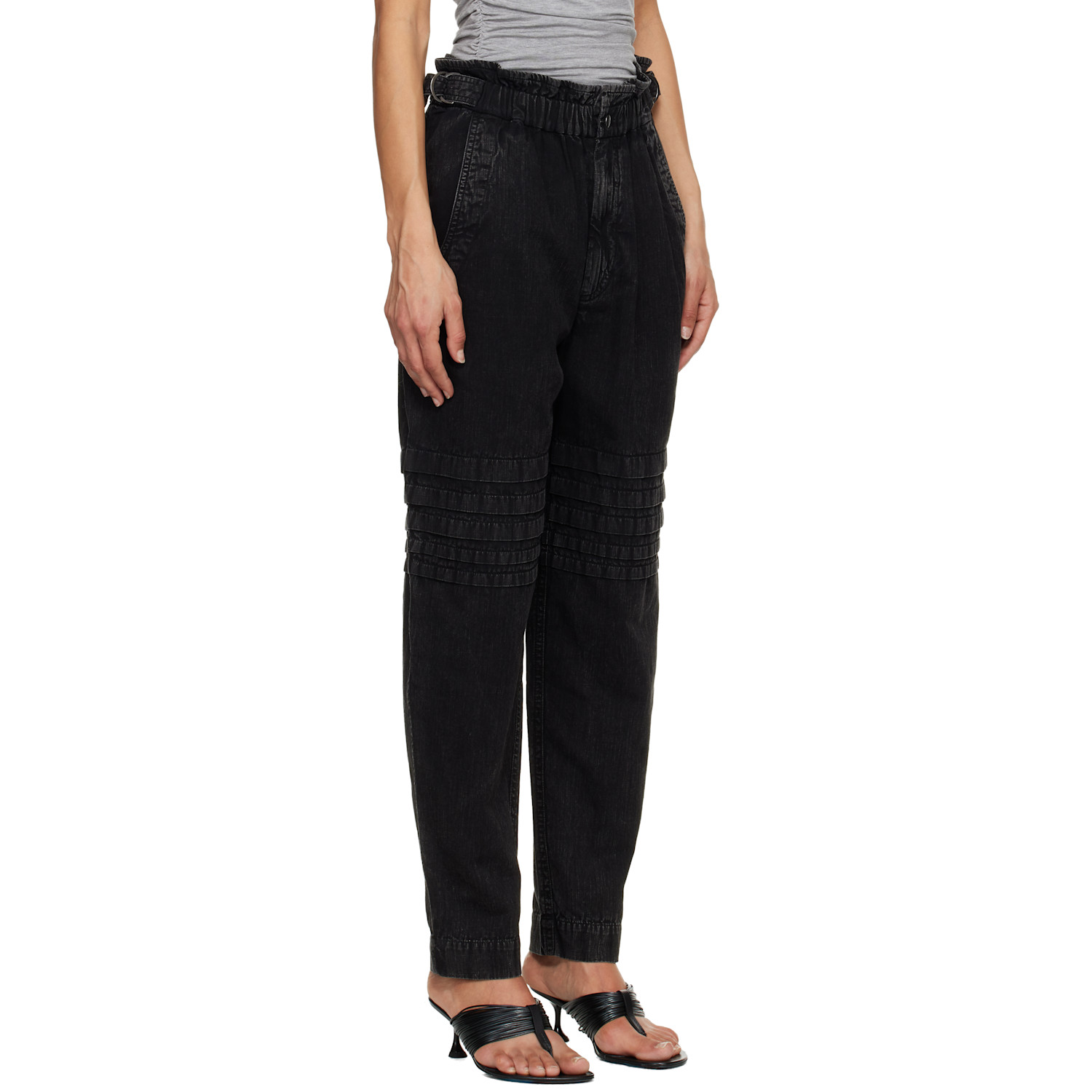  Isabel Marant Etoile Black Mellya Trousers 