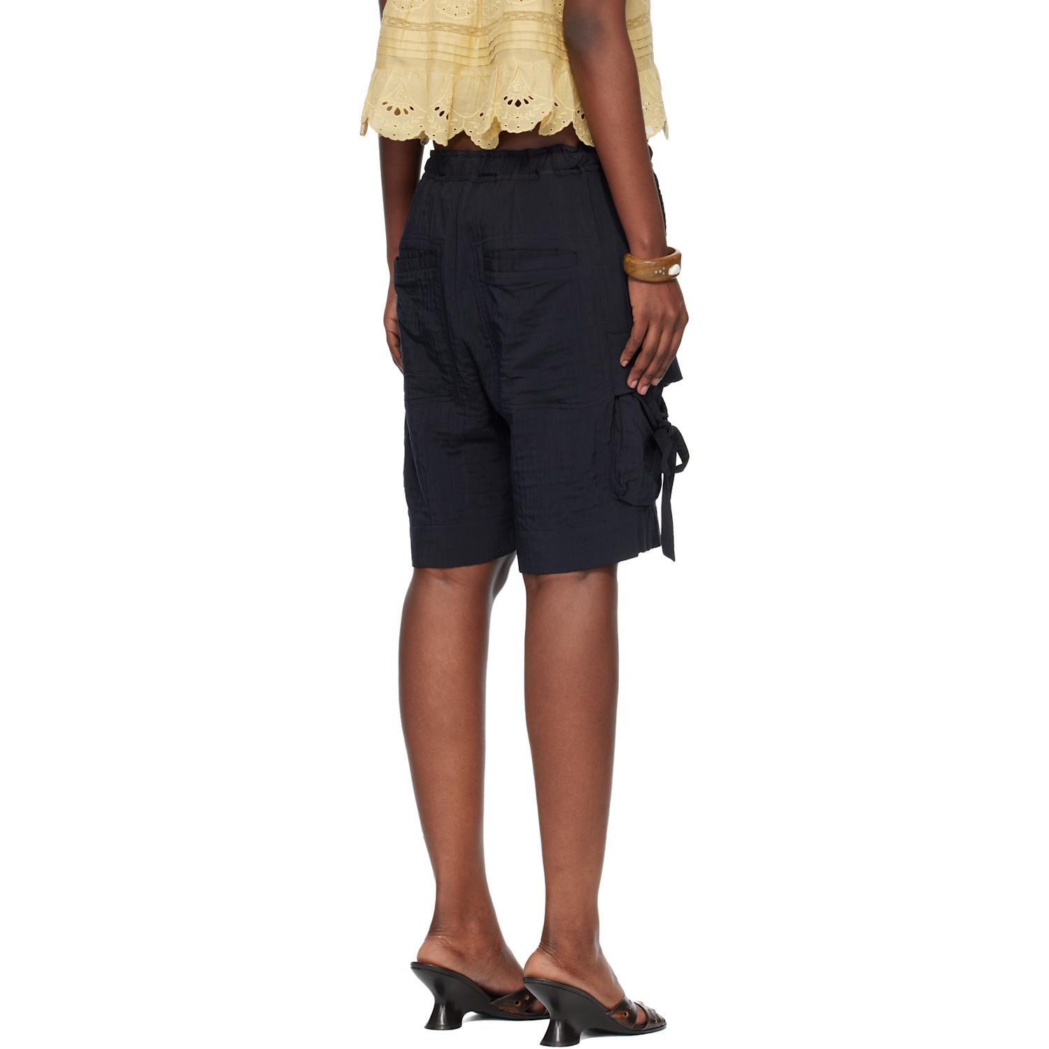  Isabel Marant Etoile Black Bermia Shorts 