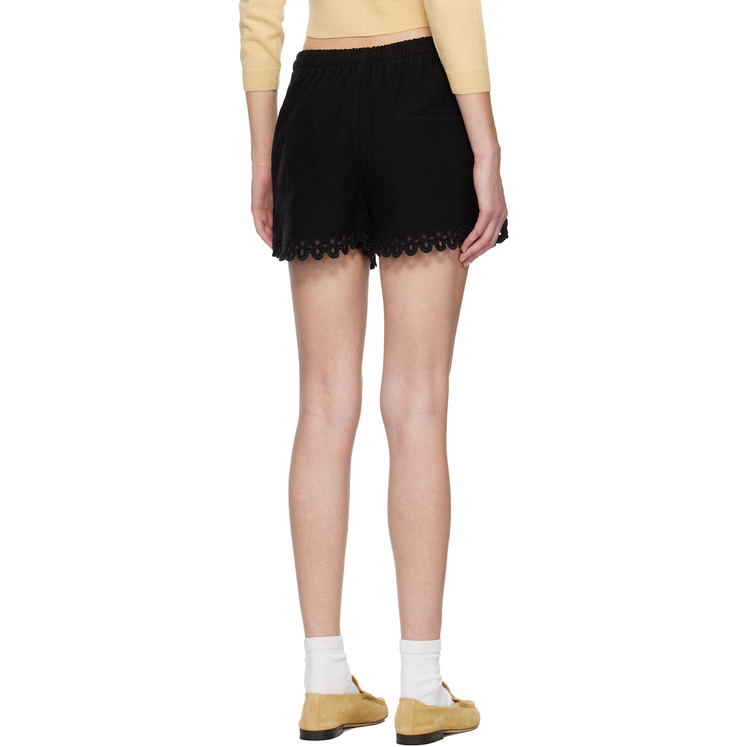  Isabel Marant Etoile Black Balyme Shorts 