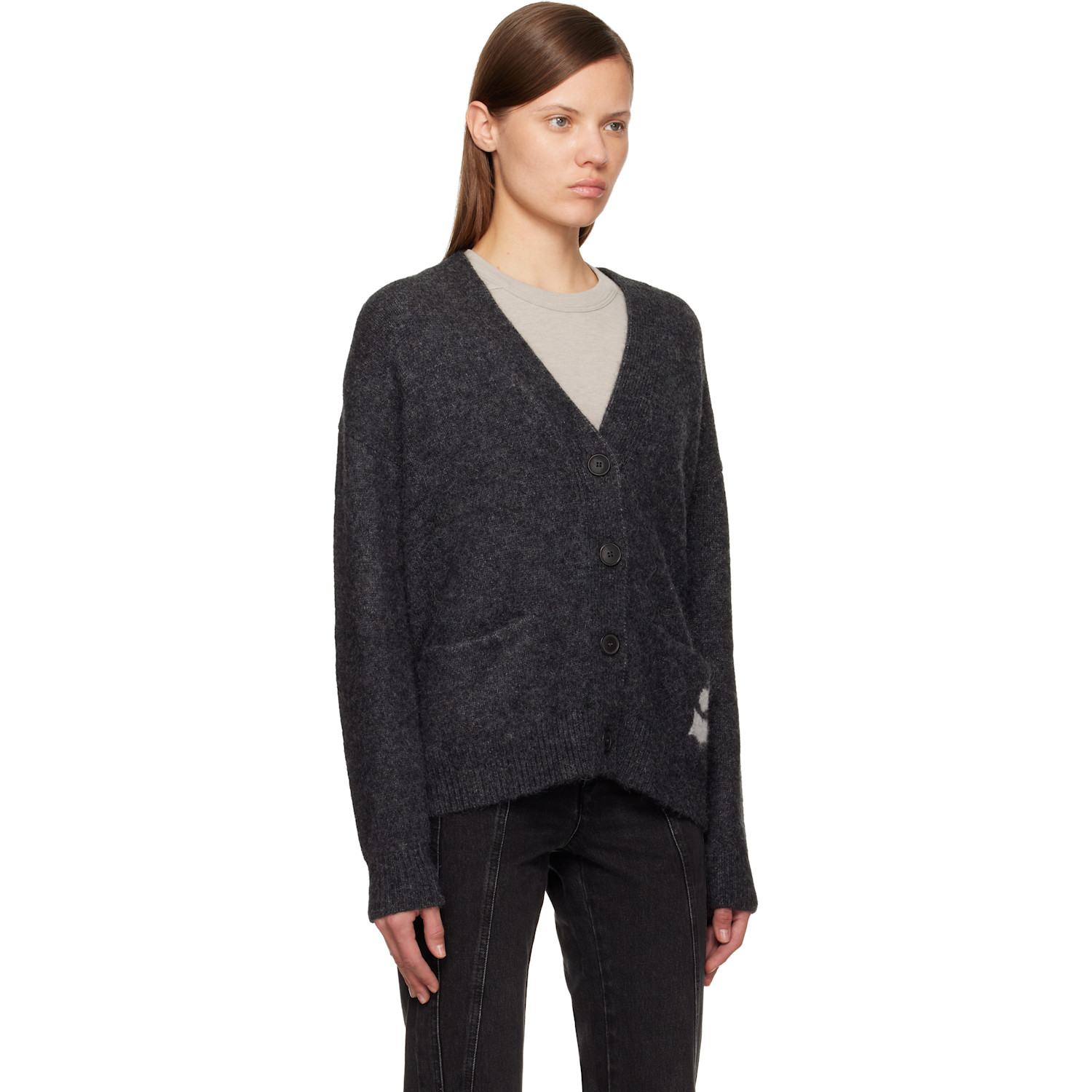  Isabel Marant Etoile Gray Eborah Cardigan 