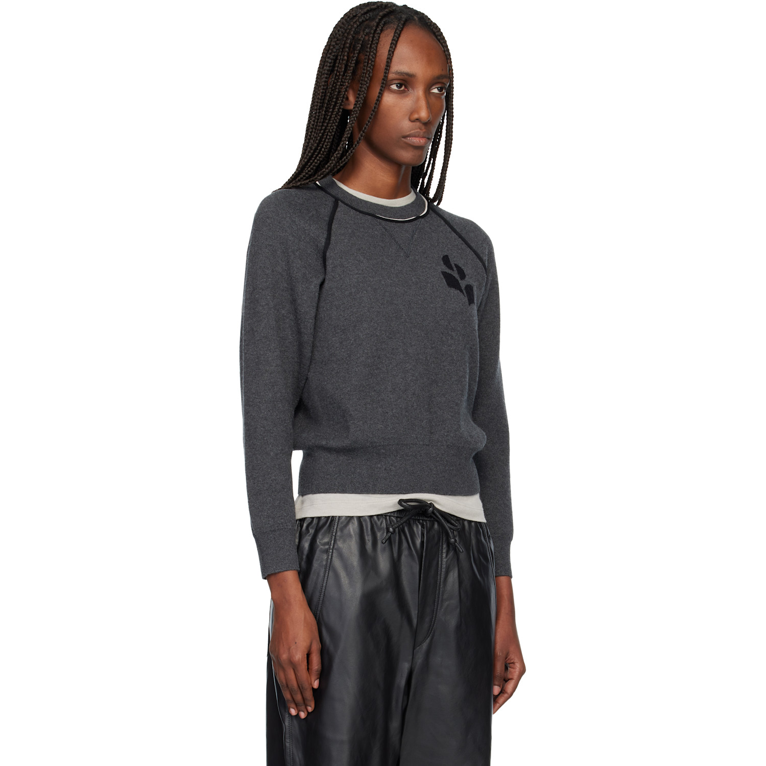 Isabel Marant Etoile Gray Loriby Sweater 