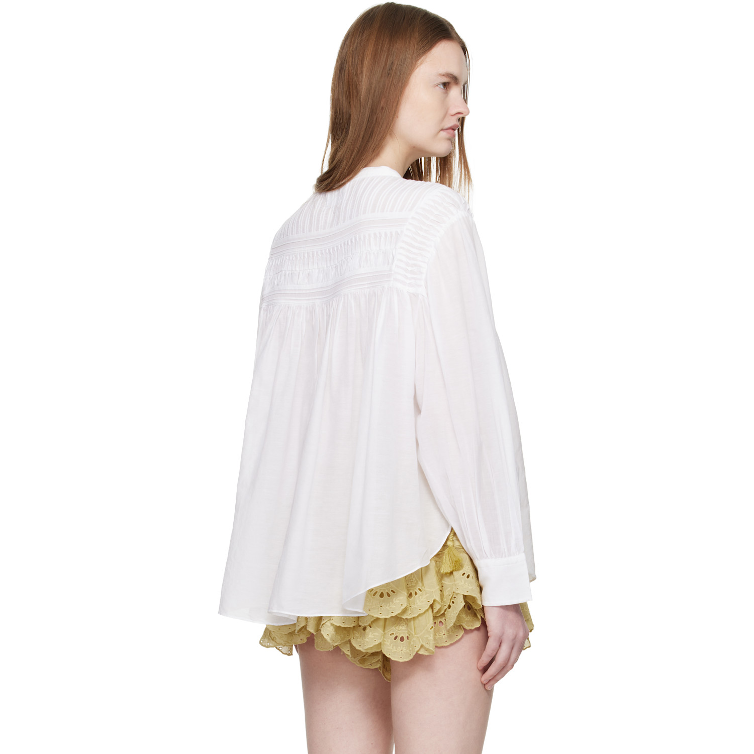  Isabel Marant Etoile White Plalia Blouse 
