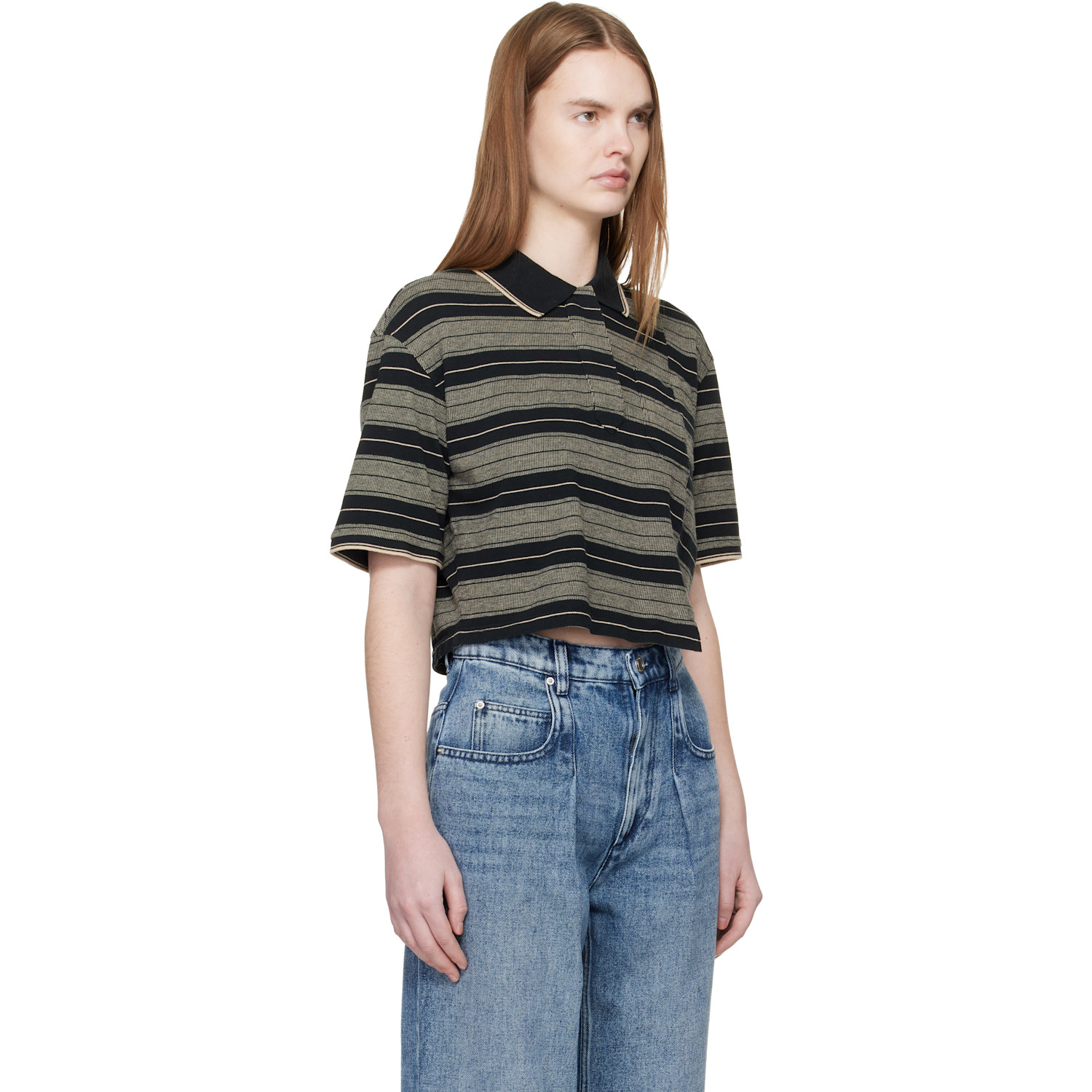  Isabel Marant Etoile Black Isalyne Polo 