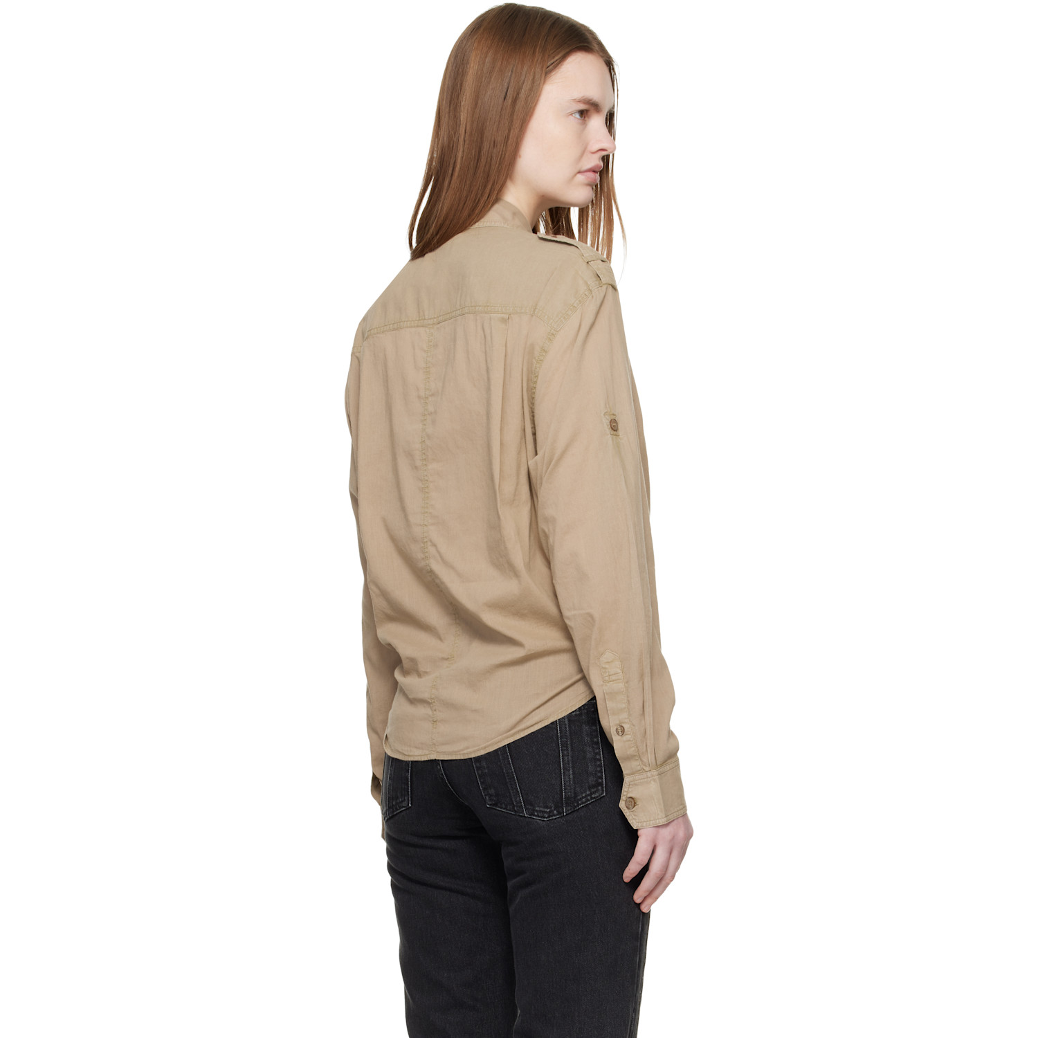  Isabel Marant Etoile Khaki Valiane Shirt 