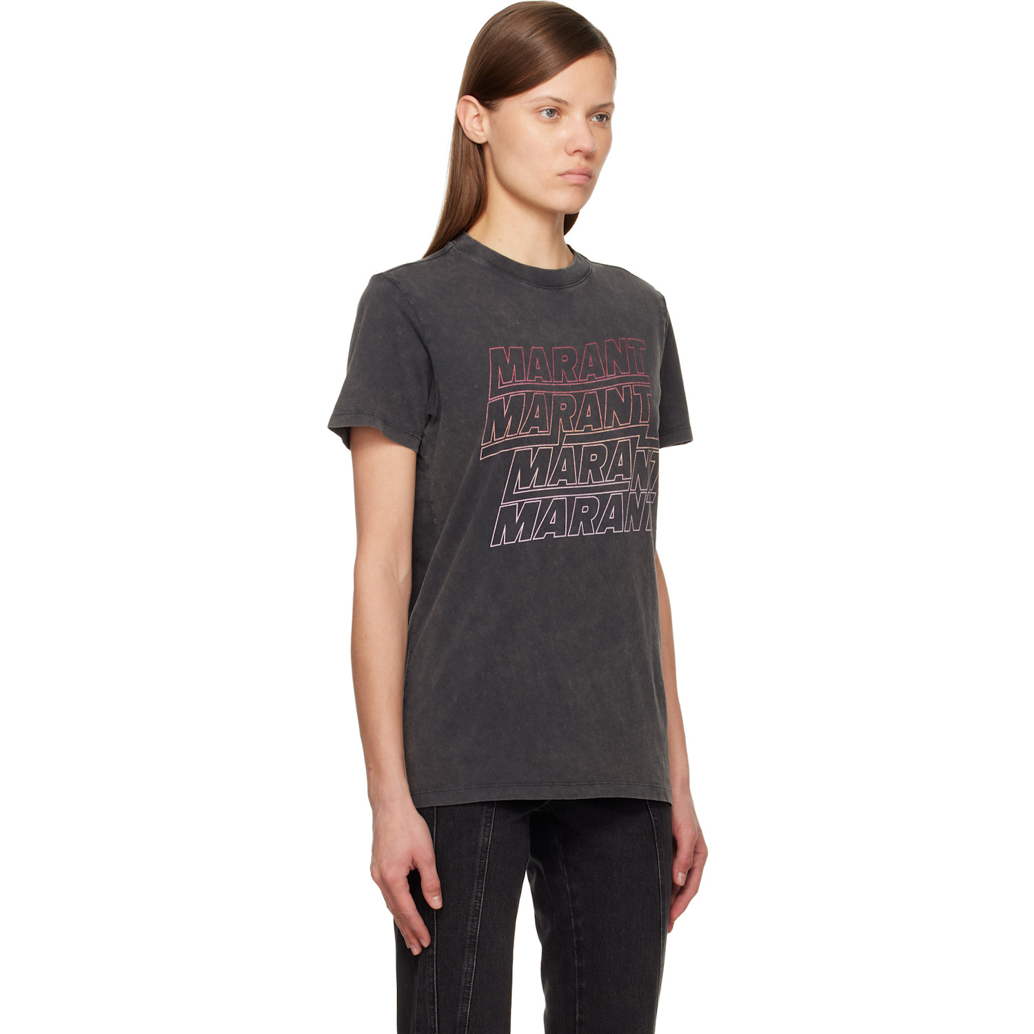  Isabel Marant Etoile Black Zoeline T-shirt 