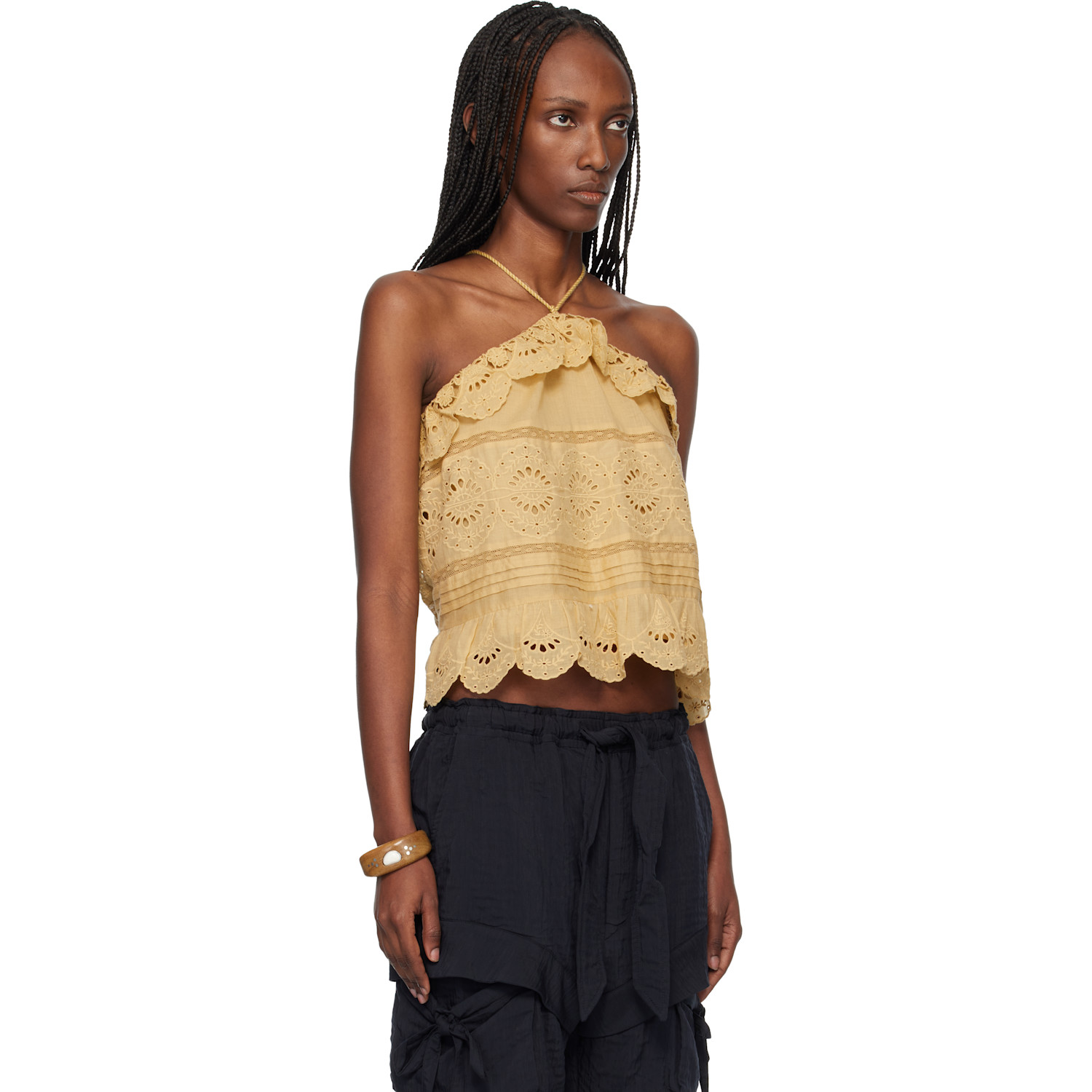  Isabel Marant Etoile Tan Prisha Top 
