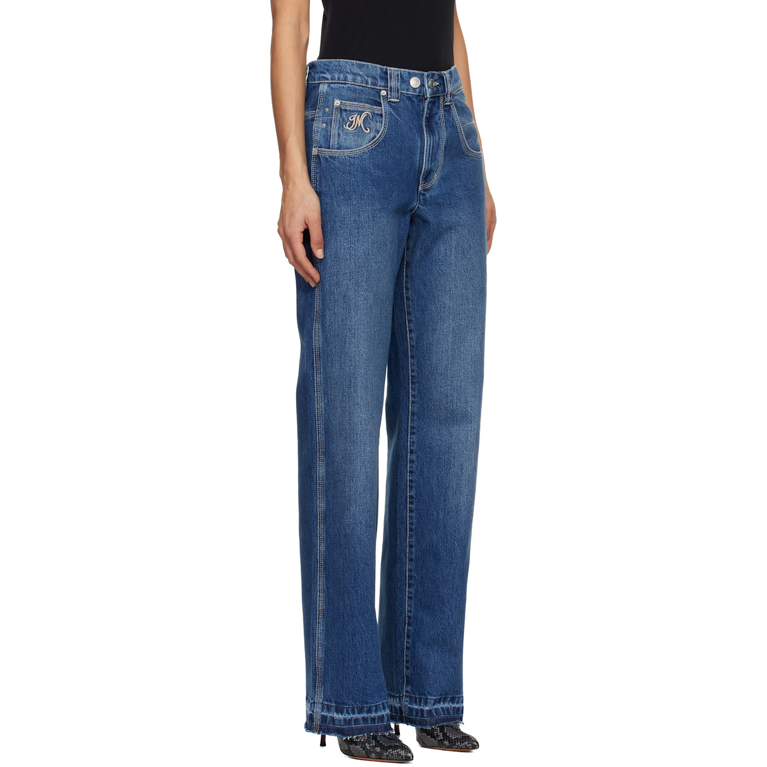  Isabel Marant Blue Jeyda Jeans 