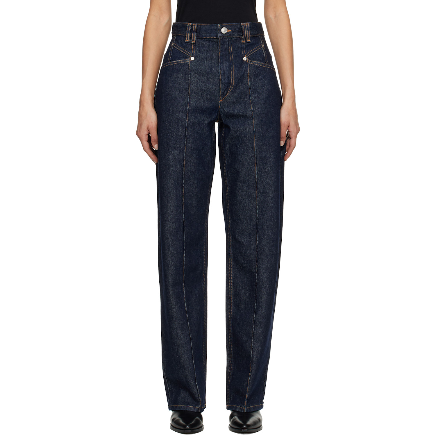 Isabel Marant Navy Drolane Jeans