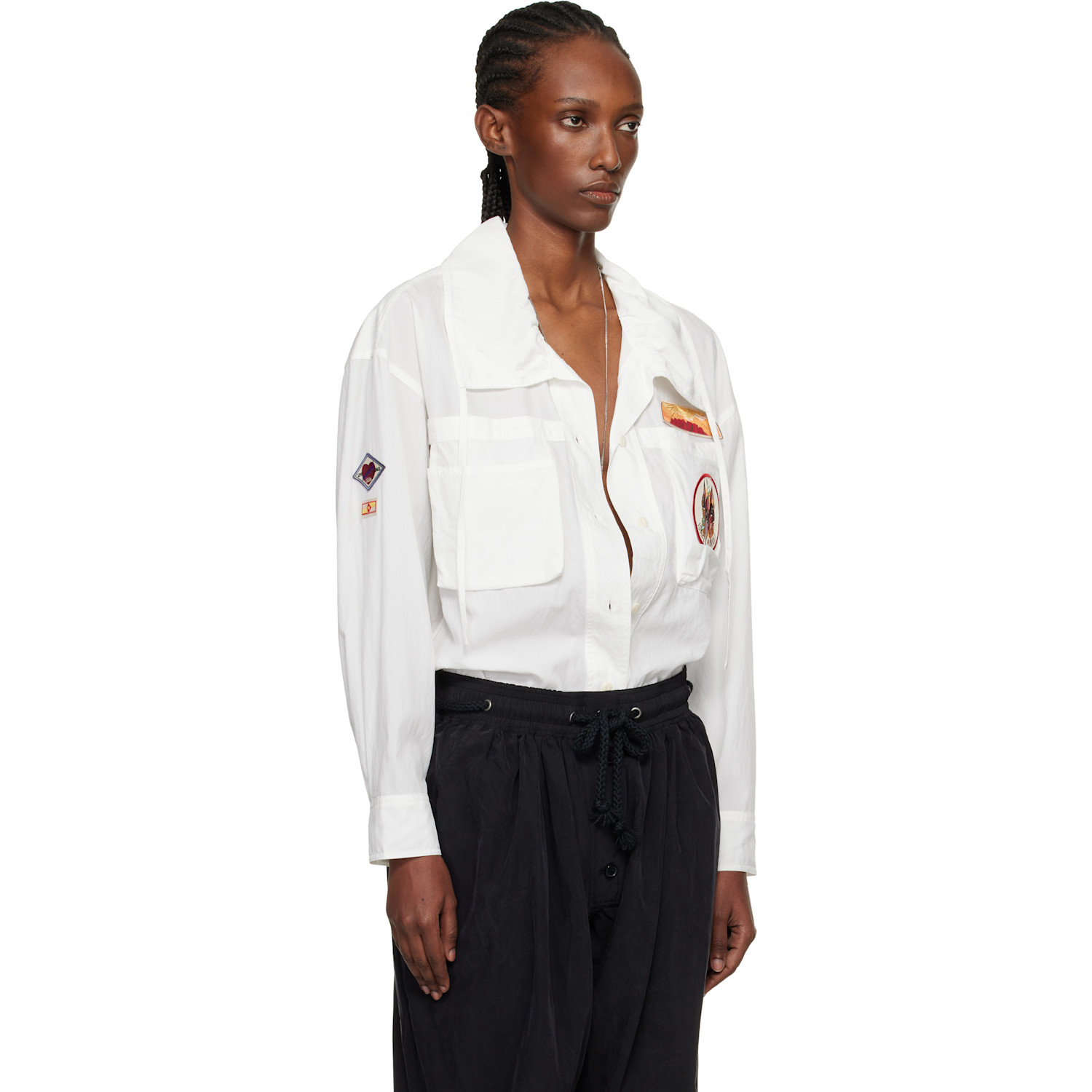  Isabel Marant White Chely Shirt 
