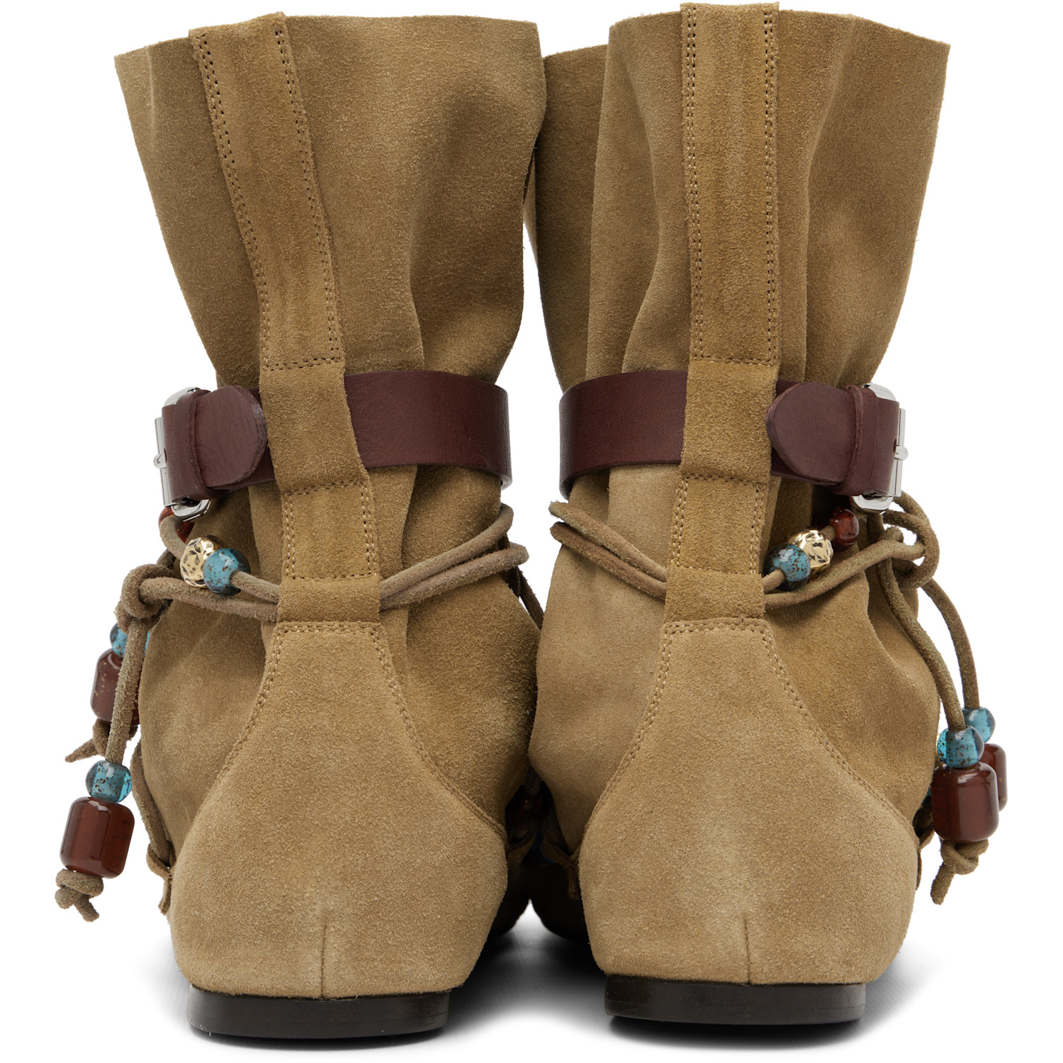  Isabel Marant Taupe Letiz Boots 