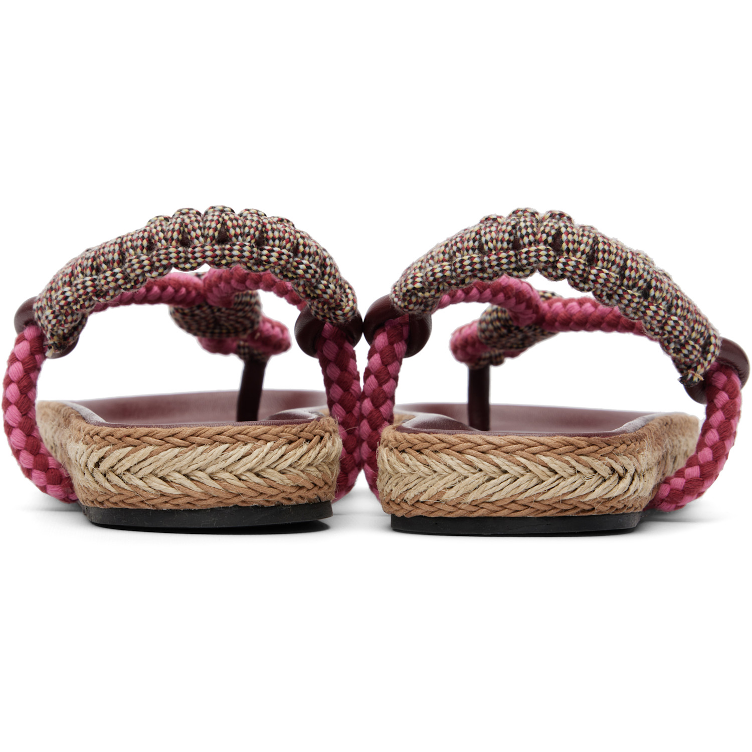  Isabel Marant Brown & Red Gypso Sandals 
