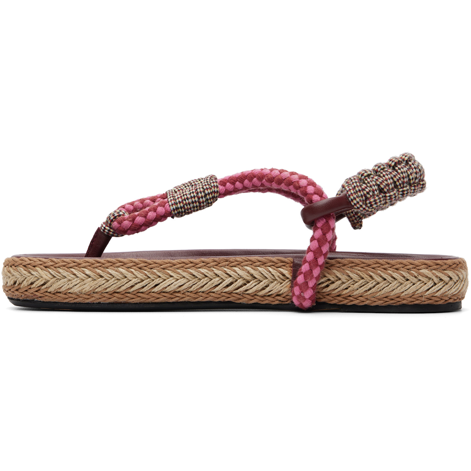  Isabel Marant Brown & Red Gypso Sandals 