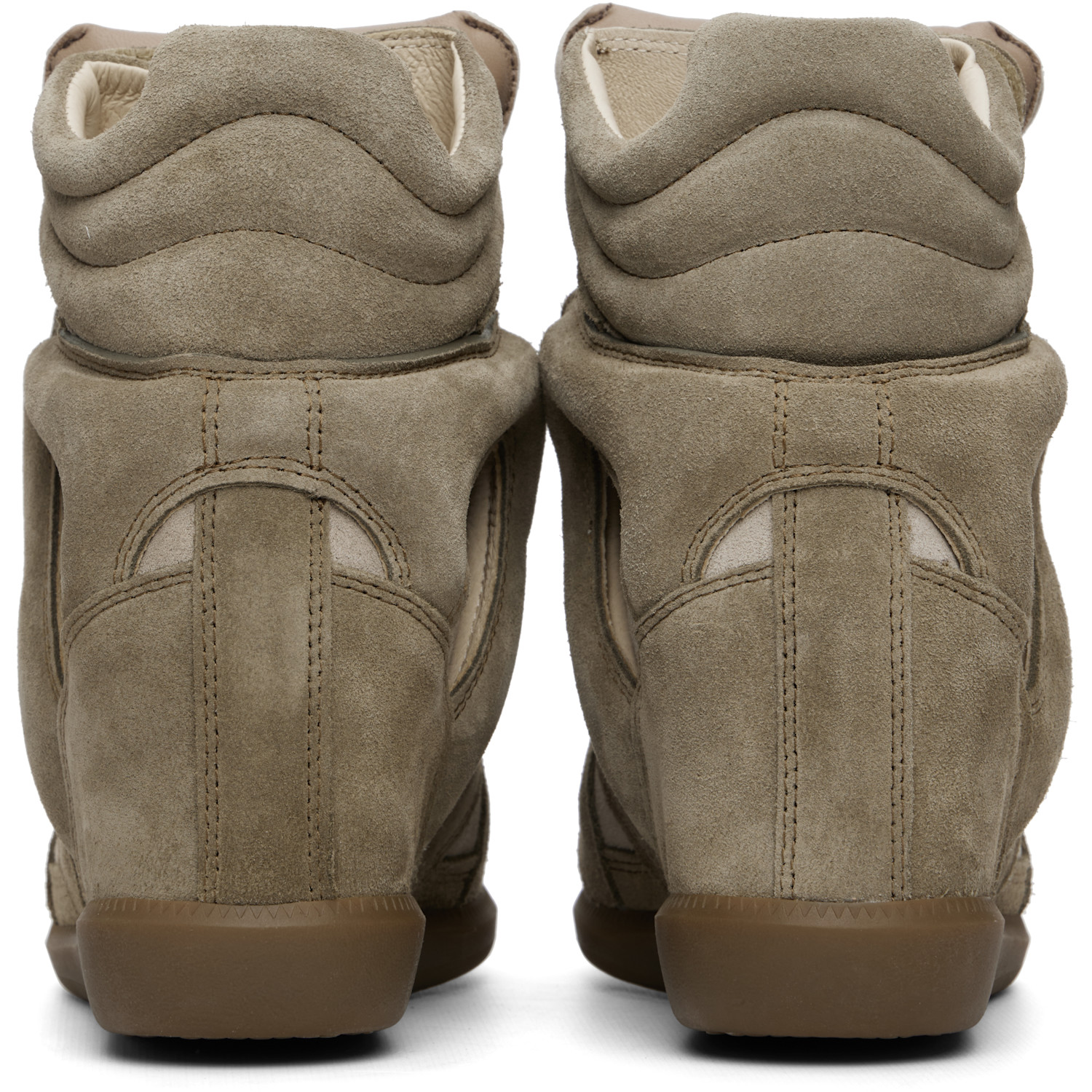  Isabel Marant Taupe Bekett Sneakers 