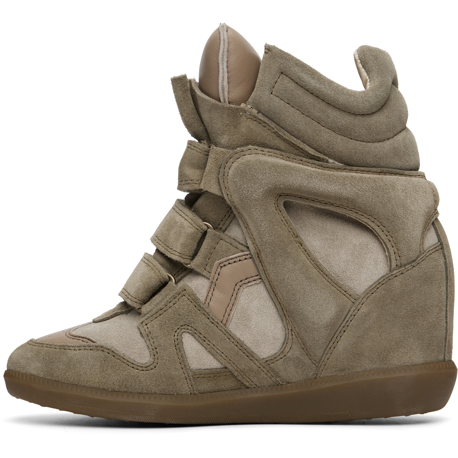  Isabel Marant Taupe Bekett Sneakers 