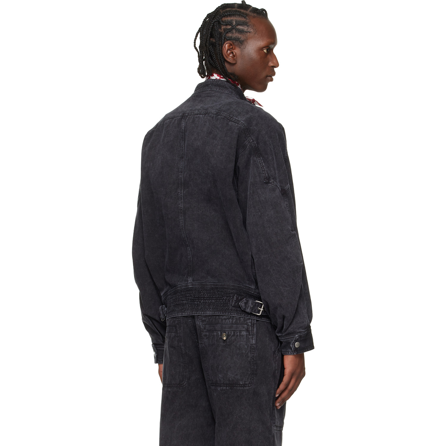 Isabel Marant Black Isaiah Denim Jacket 
