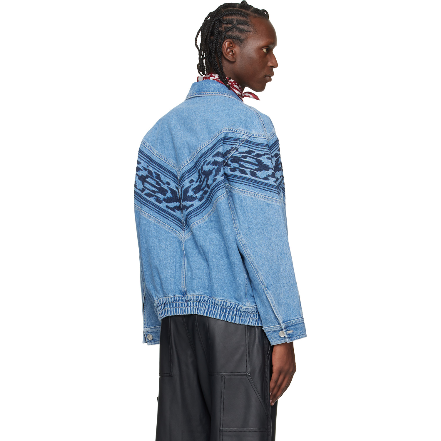  Isabel Marant Blue Julian Denim Jacket 