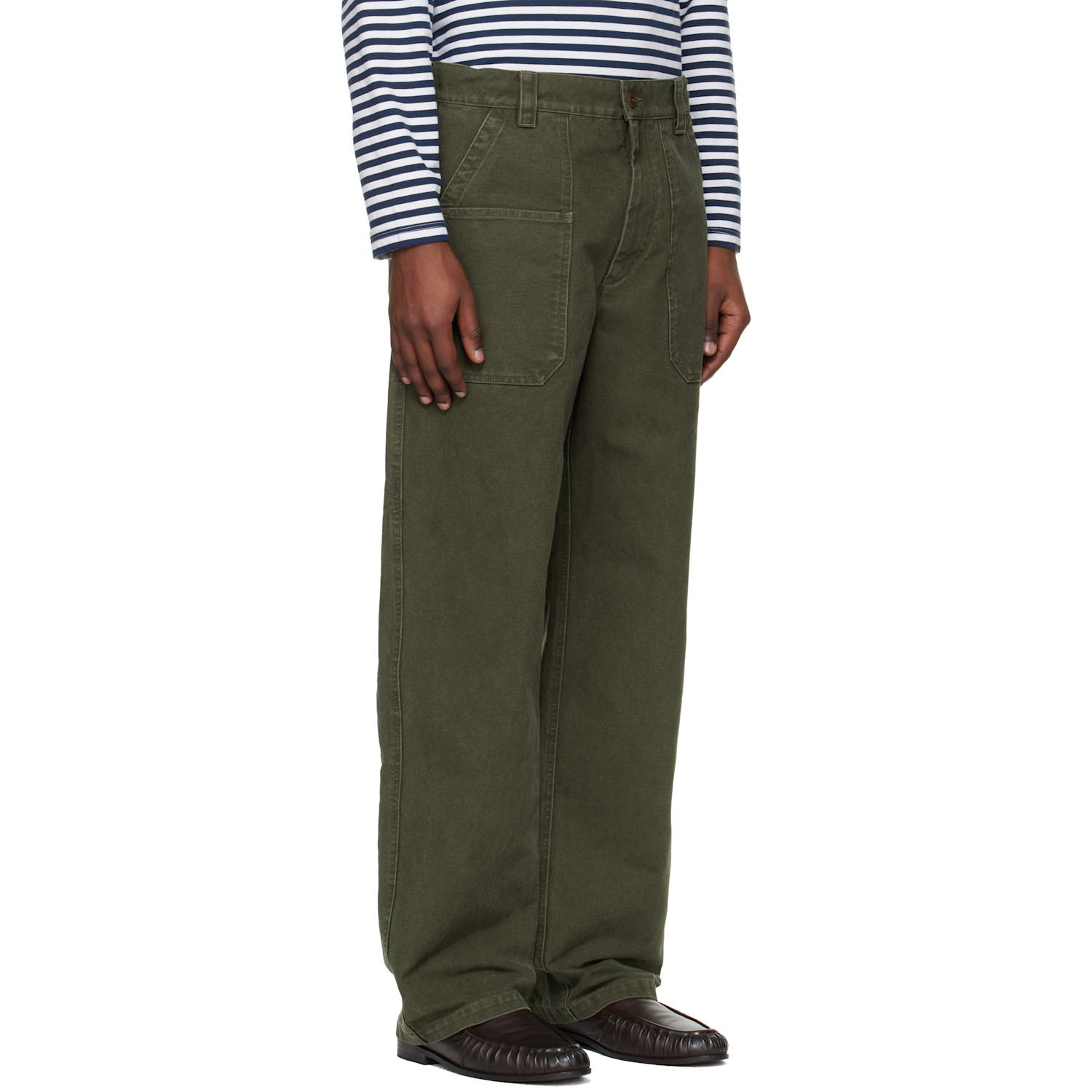  Isabel Marant Khaki Albo Trousers 