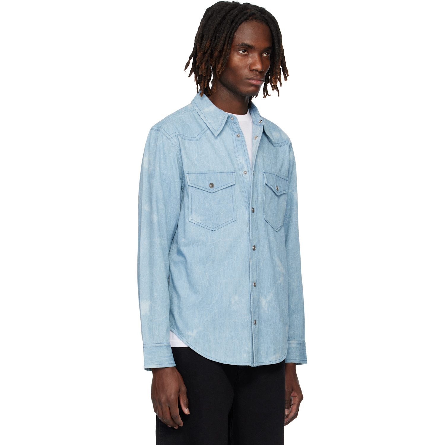  Isabel Marant Blue Tasco Shirt 